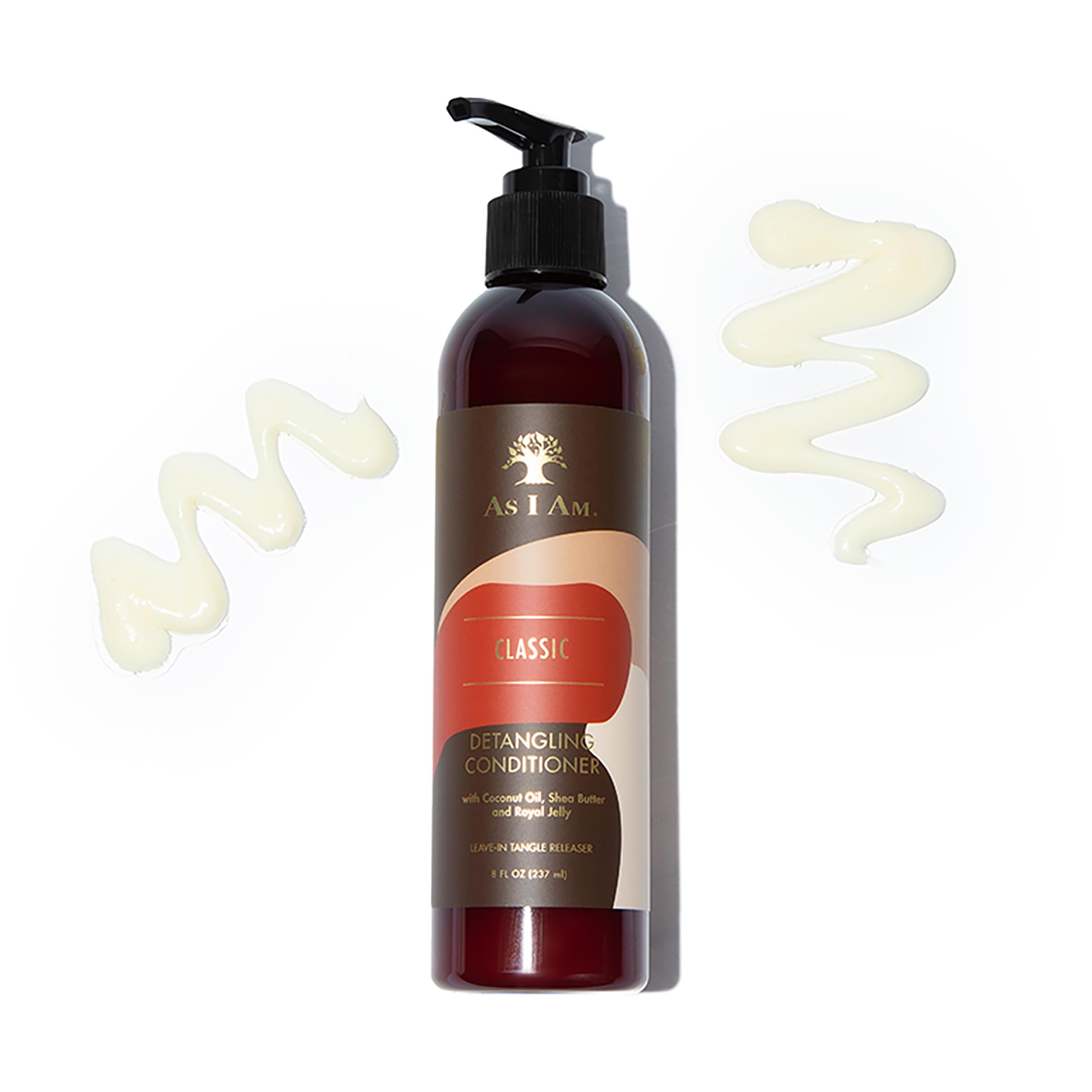 As I Am Detangling Conditioner Leave-in Tangle Releaser, 8 Ounce