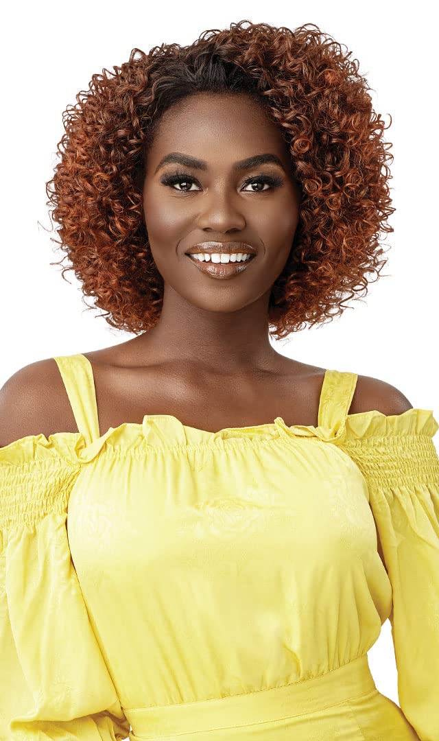 Outre Converti Cap Synthetic Wig - SPARKLING BELLE (Color:DR CHOCOLATE SWIRL)