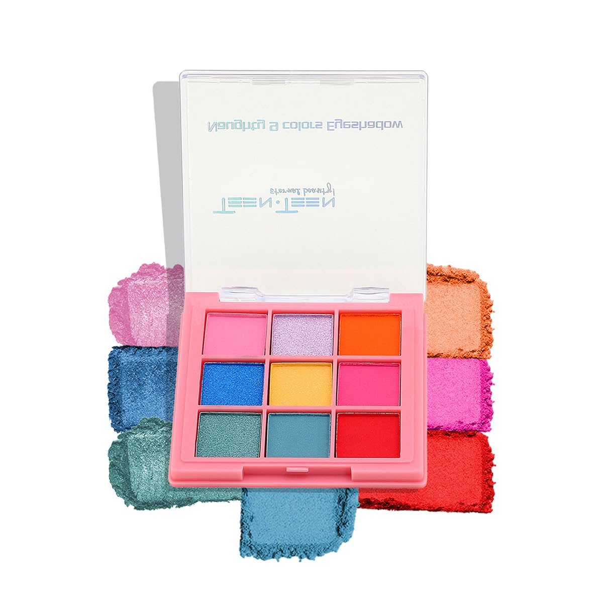Teen Teen Naughty 9 Colors Eyeshadow Palette - Matte, Shimmery & Metallic Finishes | Long-Wearing, Easily Blendable Multicolor E
