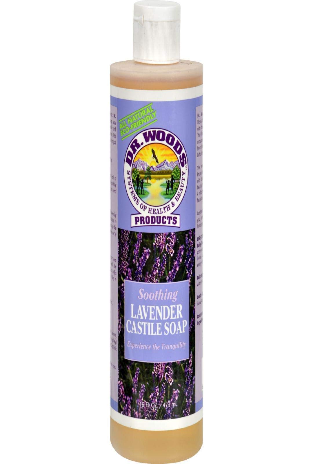 Dr. Woods Pure Lavender Castile Soap, 16 Ounce