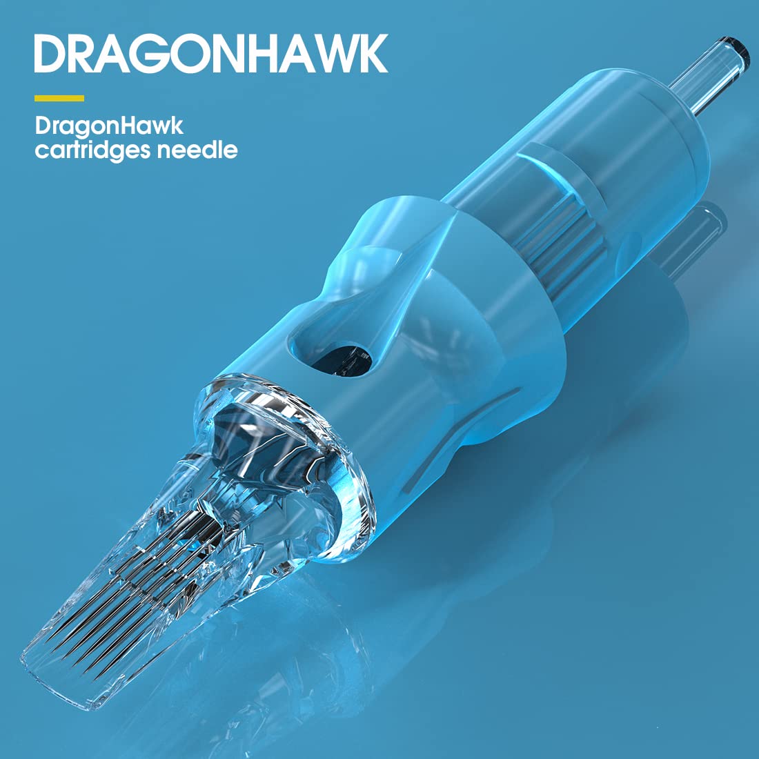 Dragonhawk Tattoo Cartridges Needles For Studio Artists, Disposable Standard Tattoo Needles Kit By Dragonhawklabs, 50Pcs Mixed S