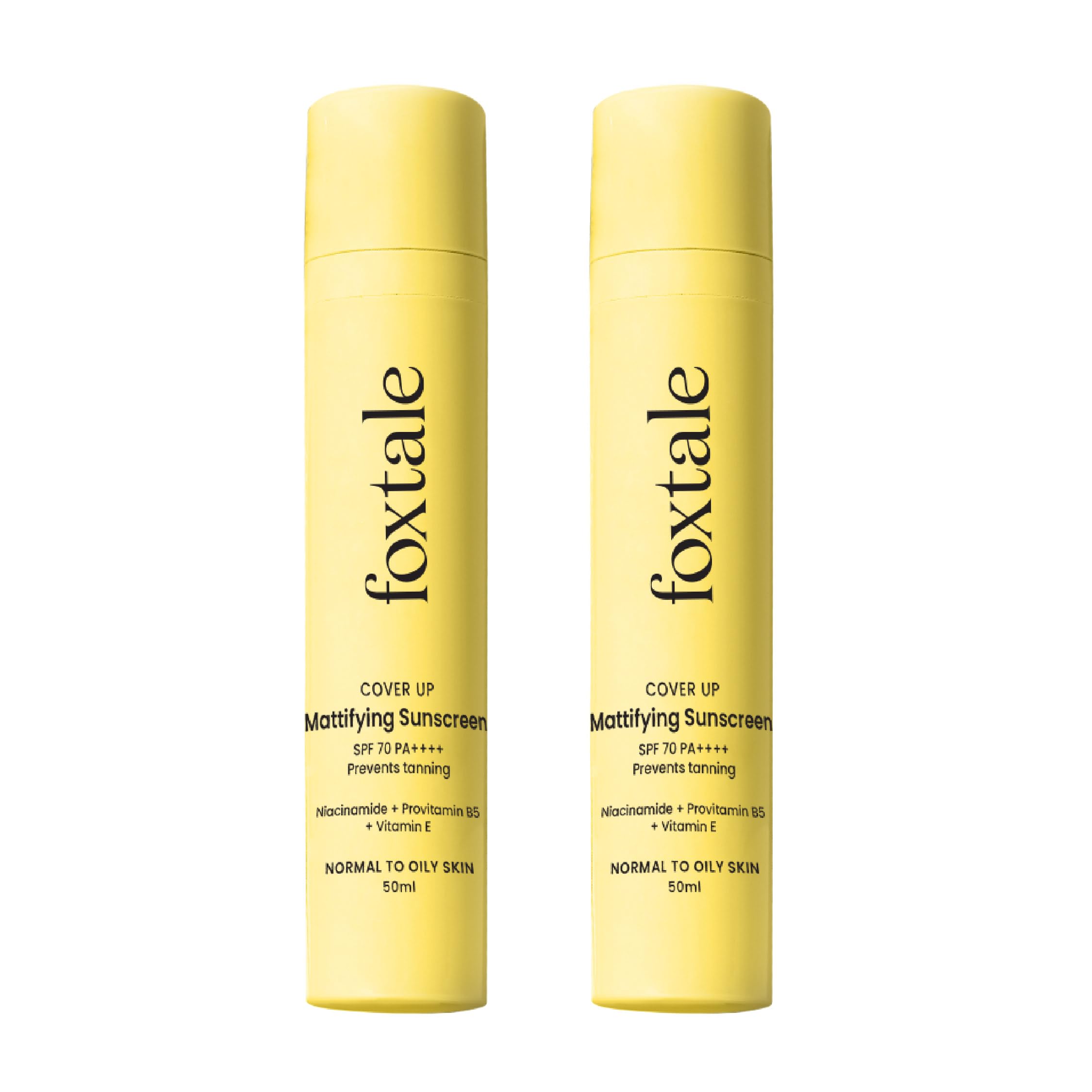 Foxtale Spf 70 GelCream Sunscreen For Oily Skin | Oil Control Sunscreen With Pa++++ & Niacinamide | Uva Uvb Protection | Preven