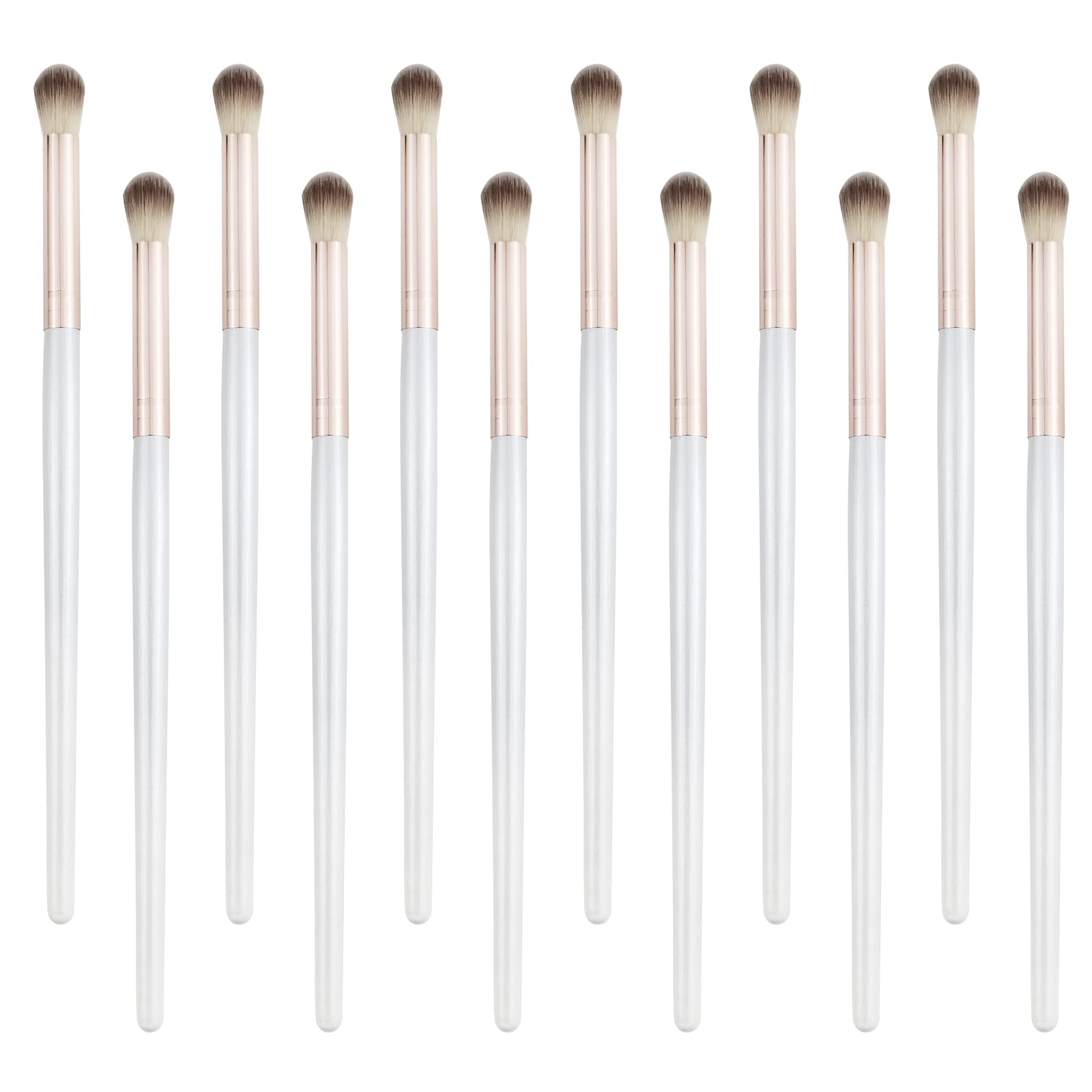 Donleeving 12 Pcs Eyelash Cleaning Brush For Lash Extension, Wash Extension Lash Shampoo Brushes, Fluffy Cleaning Bath Makeup Ey