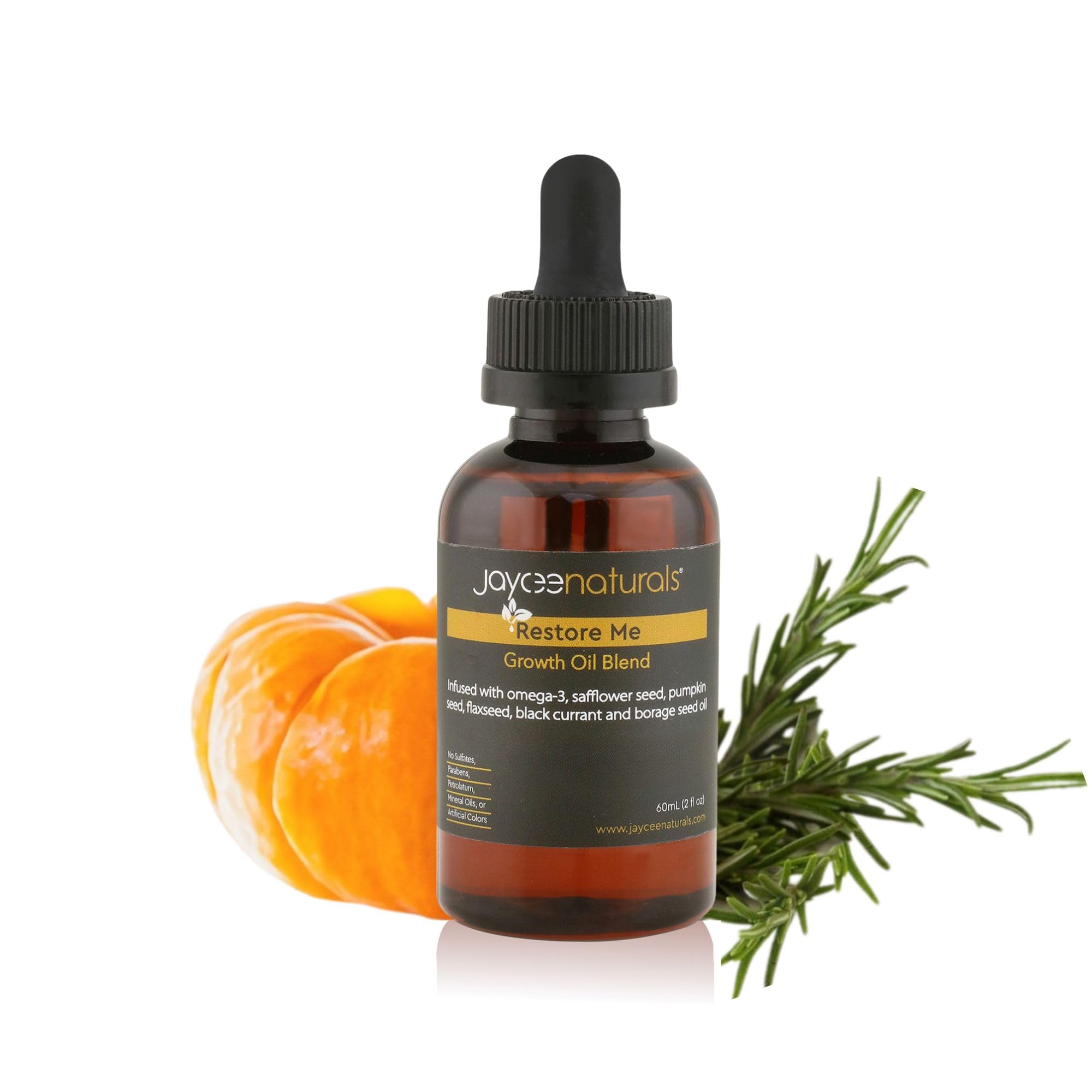 Jaycee Naturals Restore Me Scalp & Hair Oil for HealthyLooking Hair, 2 oz