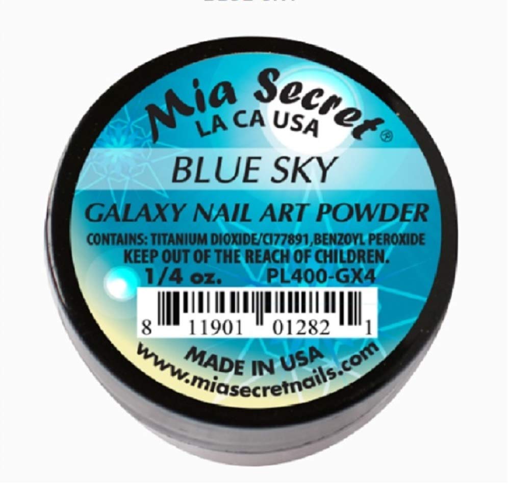 Mia Secret Professional Galaxy Collection Acrylic Powder 1/4 oz (Pick Your Color) (BLUE SKY)