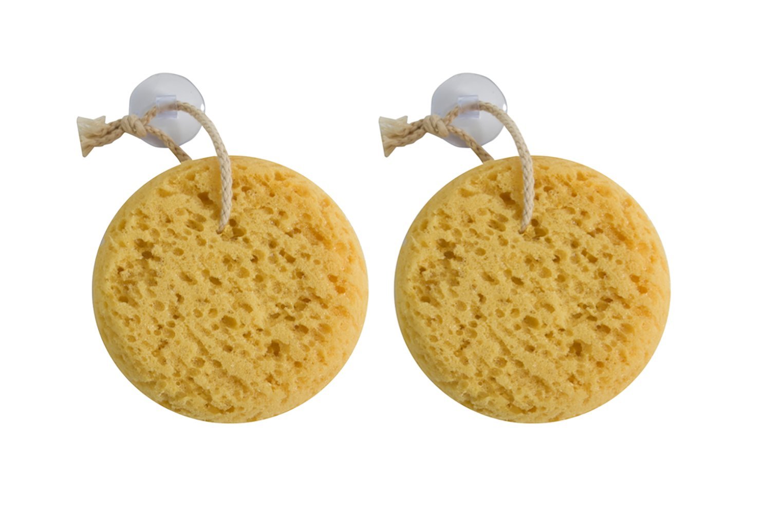 Evriholder Foam Body Sponge For Exfoliating Large Scrubber For A Relaxing Shower Or Bath, Pack Of 2