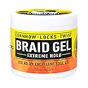 Allday Locks Braid Gel | Extreme Hold, Smooths & Tames Frizz | No Flaking Or Drying | High Shine, Long Lasting For Braids, Locks