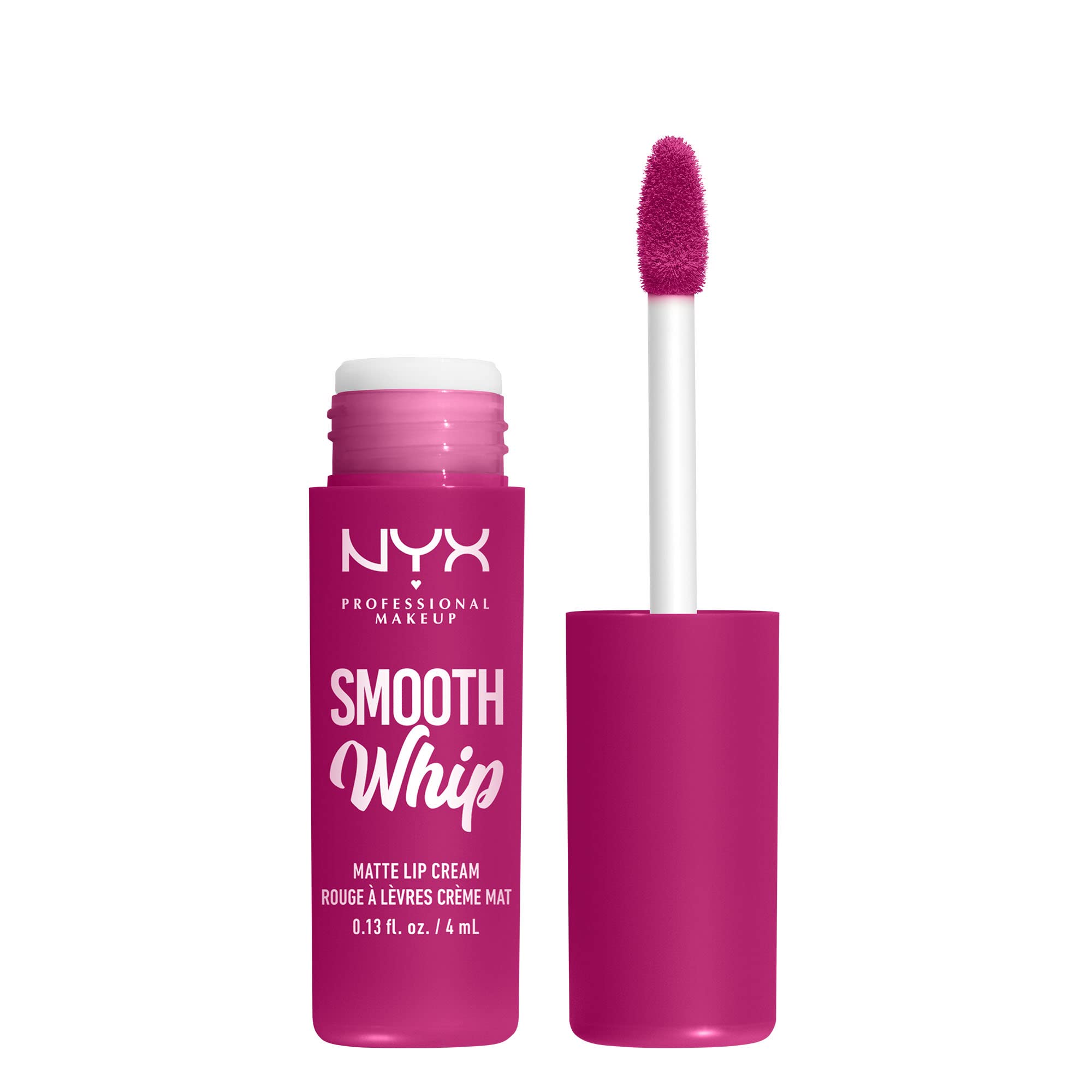 Nyx Professional Makeup Smooth Whip Matte Lip Cream, Long Lasting, Moisturizing, Vegan Liquid Lipstick - Bday Frosting (Violet R