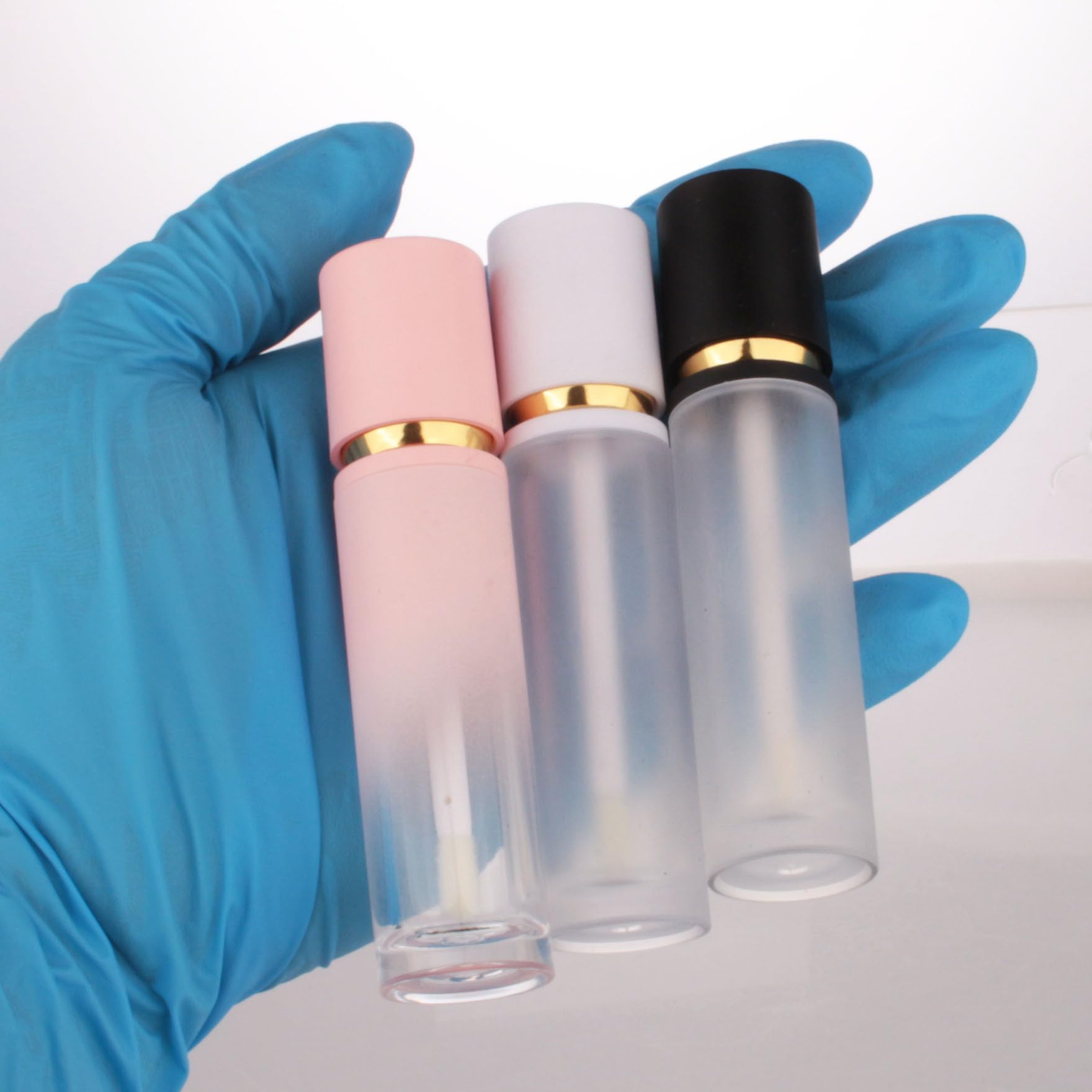 Cosidea 8Pcs Empty White Thick Lip Gloss Tubes 8Ml Lipgloss Tube With Wand Applicator For Lip Oil Tint Bottles Container