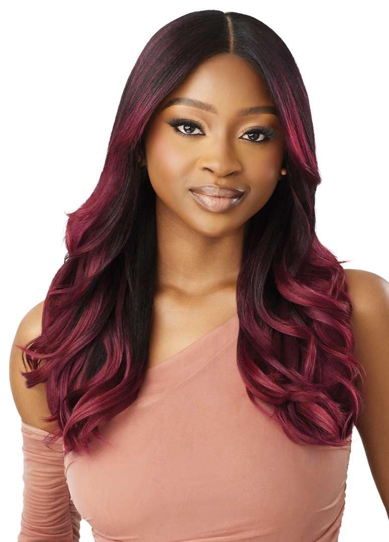 Outre Lace Front Wig - Melted Hairline - Adela (DR HICKORY BROWN)