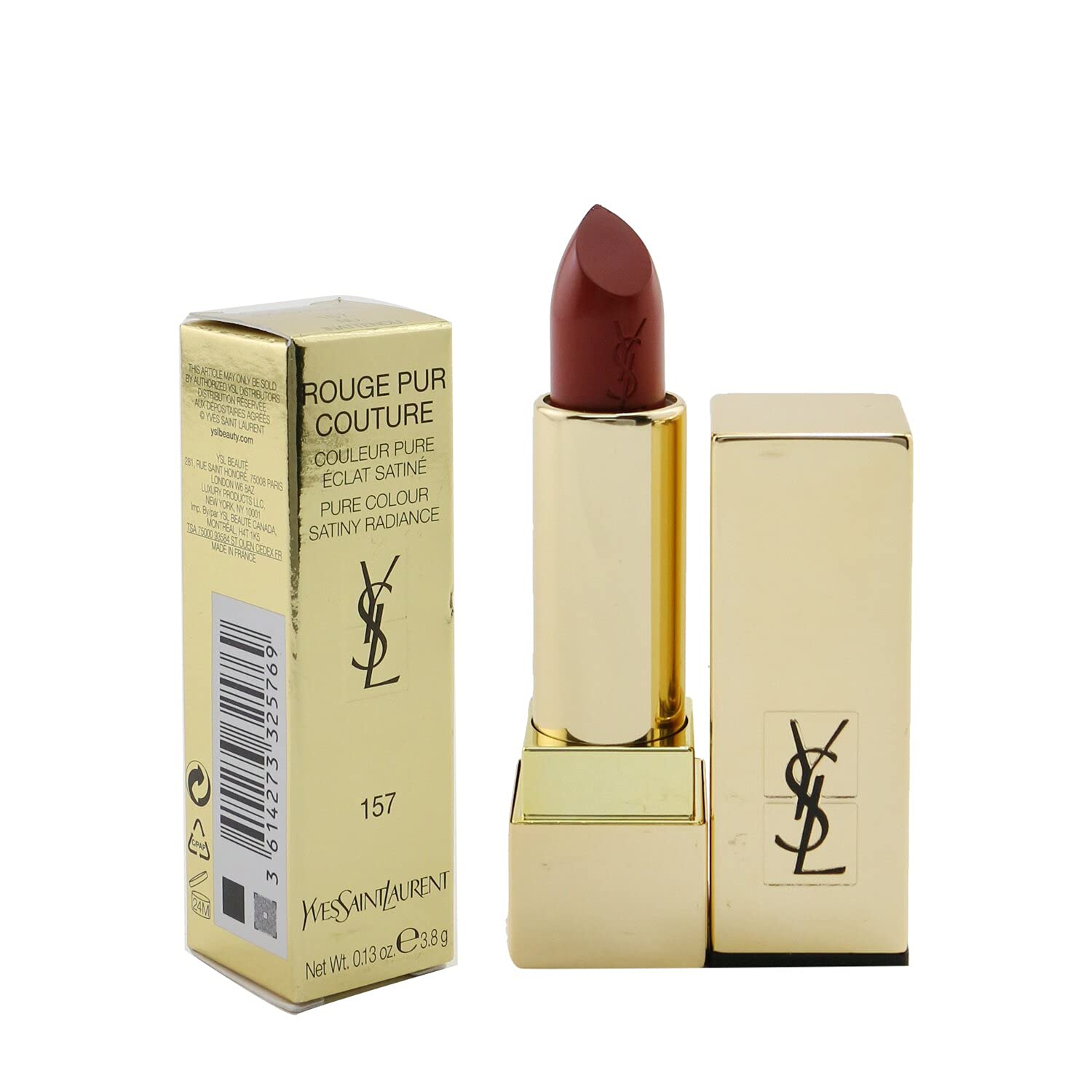 YSL ROUGE PUR COUTURE 157 NU INATTENDU