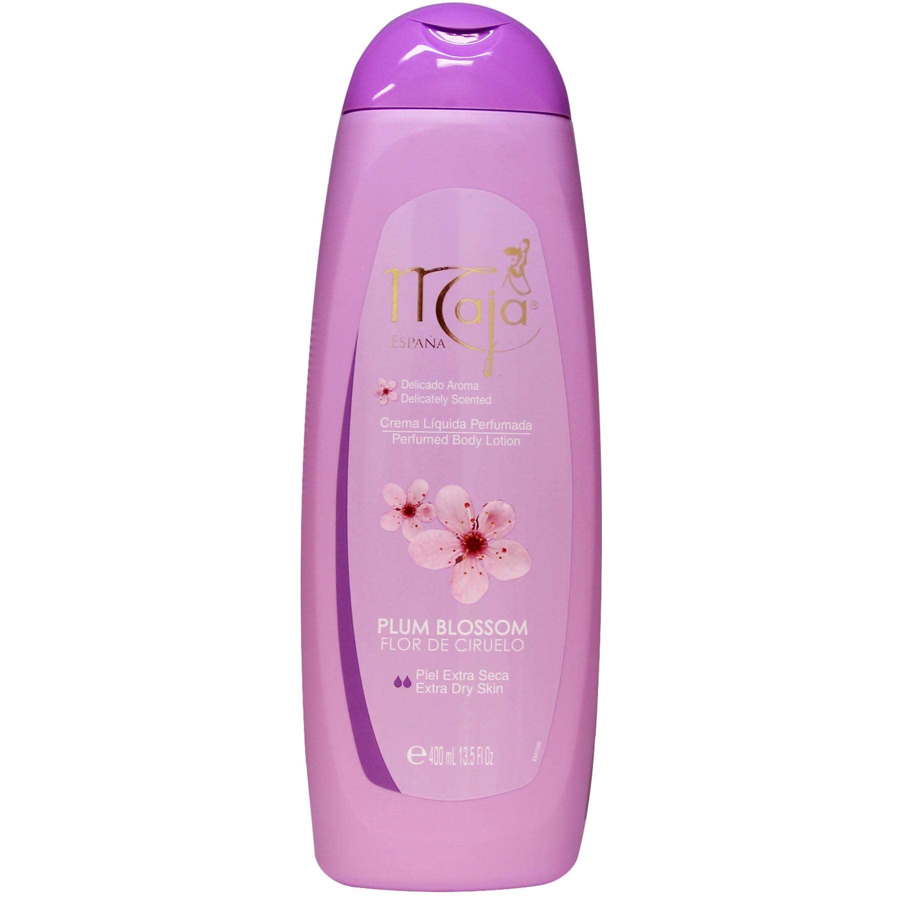 Maja Plum Blossom Body Lotion, Perfumed Body Lotion with Almond Oil and Vitamin E for Dry Skin, Keeping your Skin Hydrated, Flor