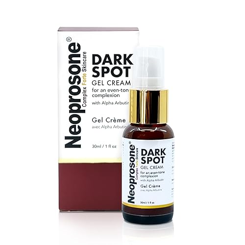 Neoprosone Dark Spot Remover Cream - 1 Fl oz Brightening Treatment for Face, Knees, Elbows, Hands - Reduces Blemishes & Sun Spots