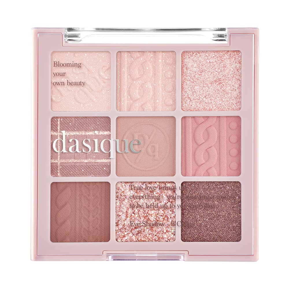 dasique Shadow Palette #16 Violet Knit 8.6g I 9 Blendable Shades in Smooth Matte and Shimmer Finishes with Gorgeous Pearls | Eye