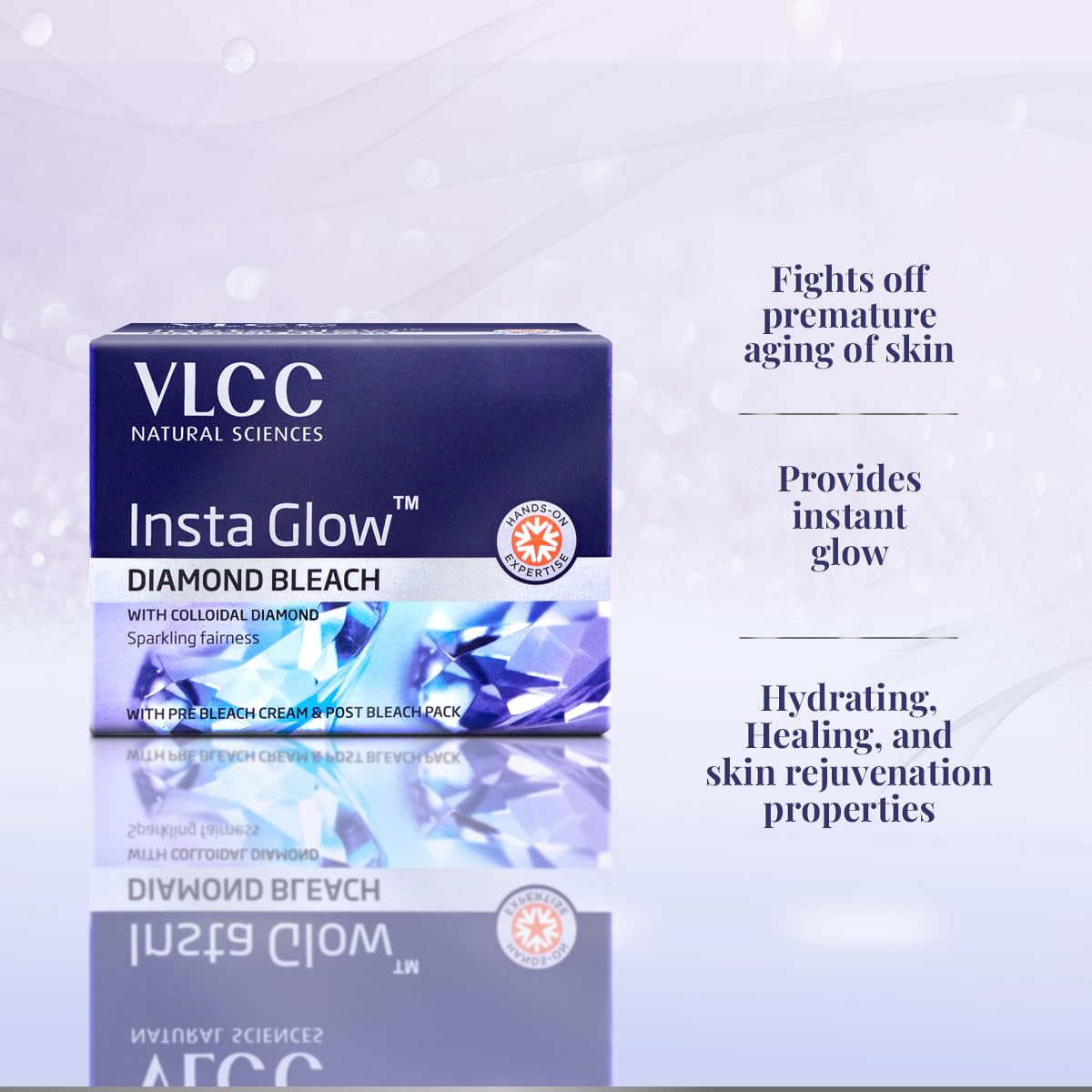 VLCC Insta Glow Diamond Bleach(60gm)