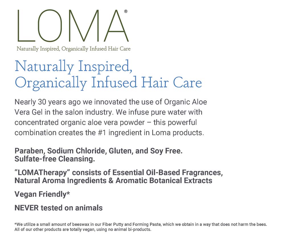 LOMA Moisturizing Shampoo and Moisturizing Treatment (DUO PACK) 33 Ounce (Liter)