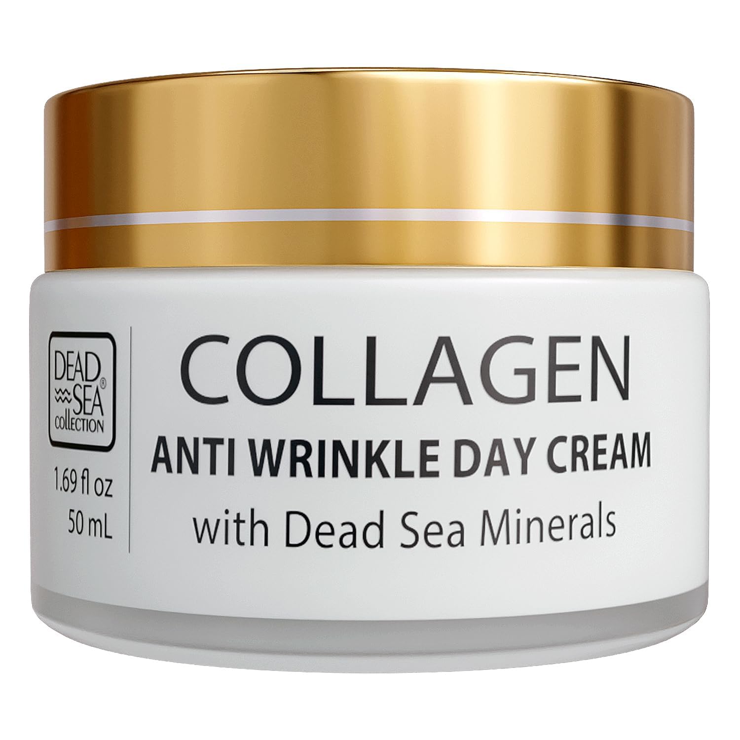 Dead Sea Collection Day Cream for Face with 3X Collagen, Dead Sea Minerals, and Vitamin E - Anti Aging Nourishing Skin Care Mois