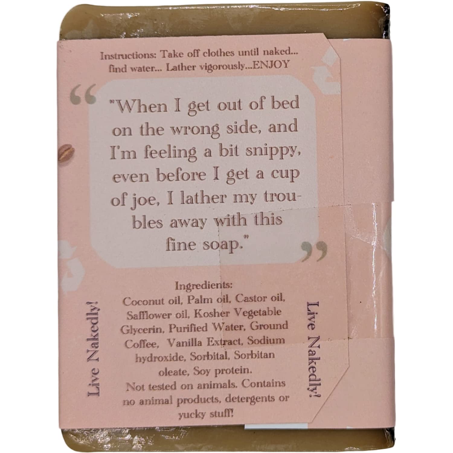 FILTHYFARMGIRL.COM Filthy Farmgirl All Natural Coffee Vanilla Vixen Soap Bar, Brown, 5 Ounce , 1 Count