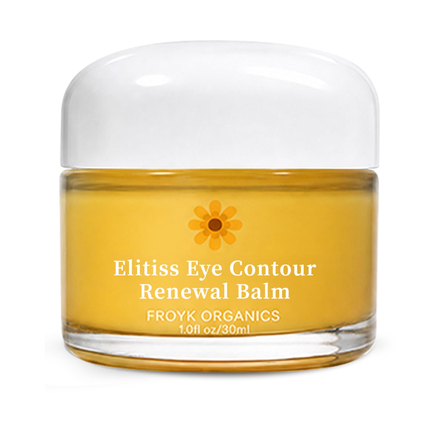 Froyk Organics Elitiss Eye Contour Renewal Balm | Nourishing Formula with Arctic Arnica, Pomegranate & Rosehip | WaterFree Bees