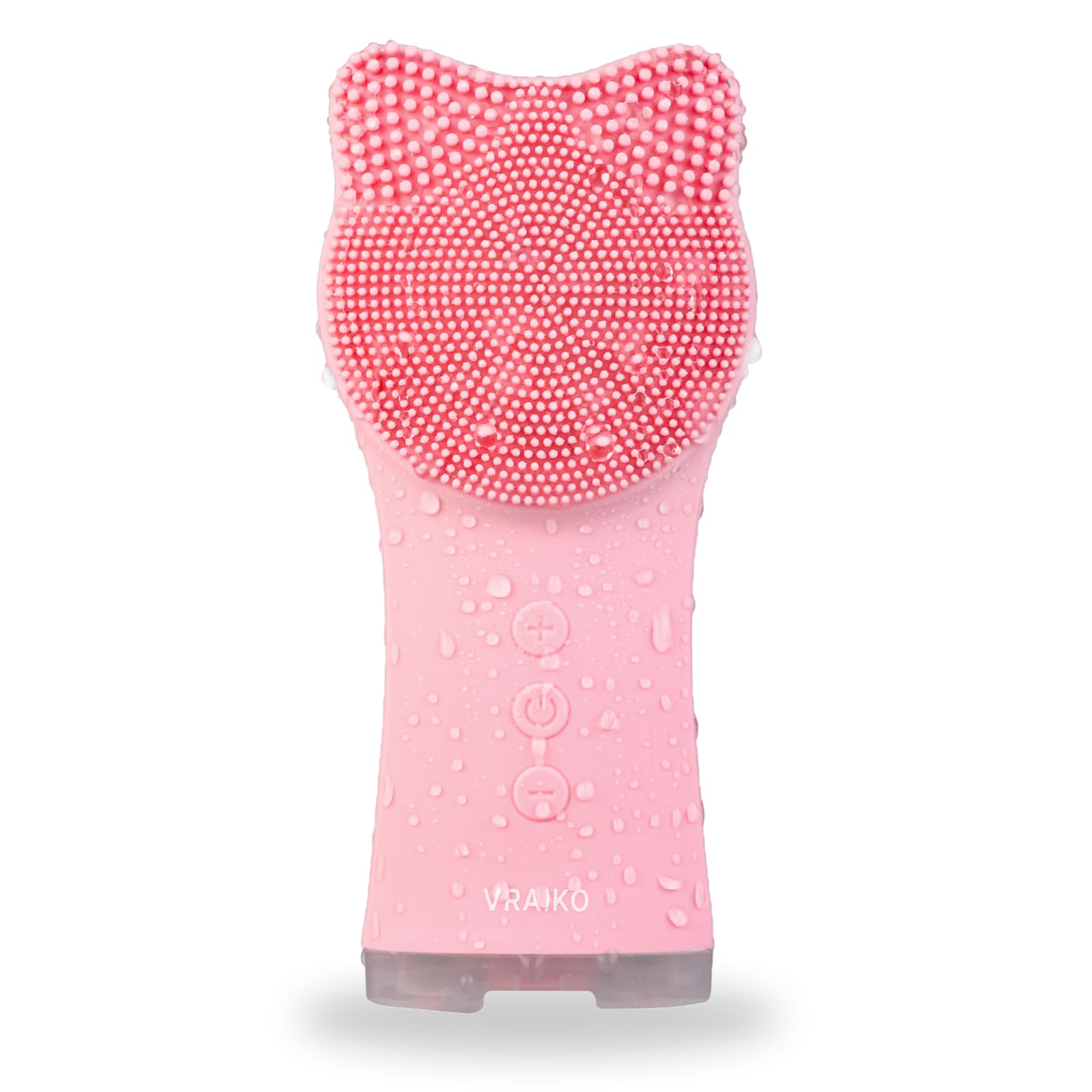 Vraiko Mia Facial Cleansing Brush, Waterproof Rechargeable Face Cleansing Brush, With Soft Silicone And Adjustable Sonic Vibrati