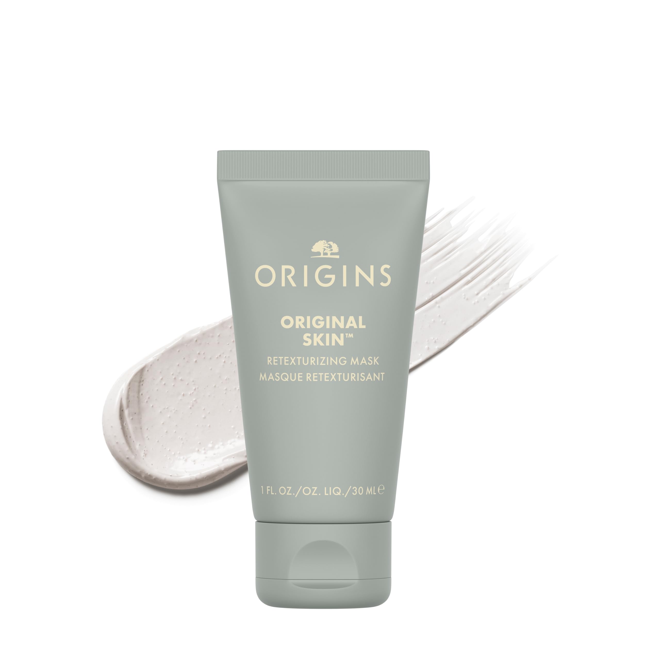 Origins Original Skin Retexturizing Mask | Visibly Minimizes Pores & Refines Skin Texture | With Clay & Jojoba Beads | Travel Si