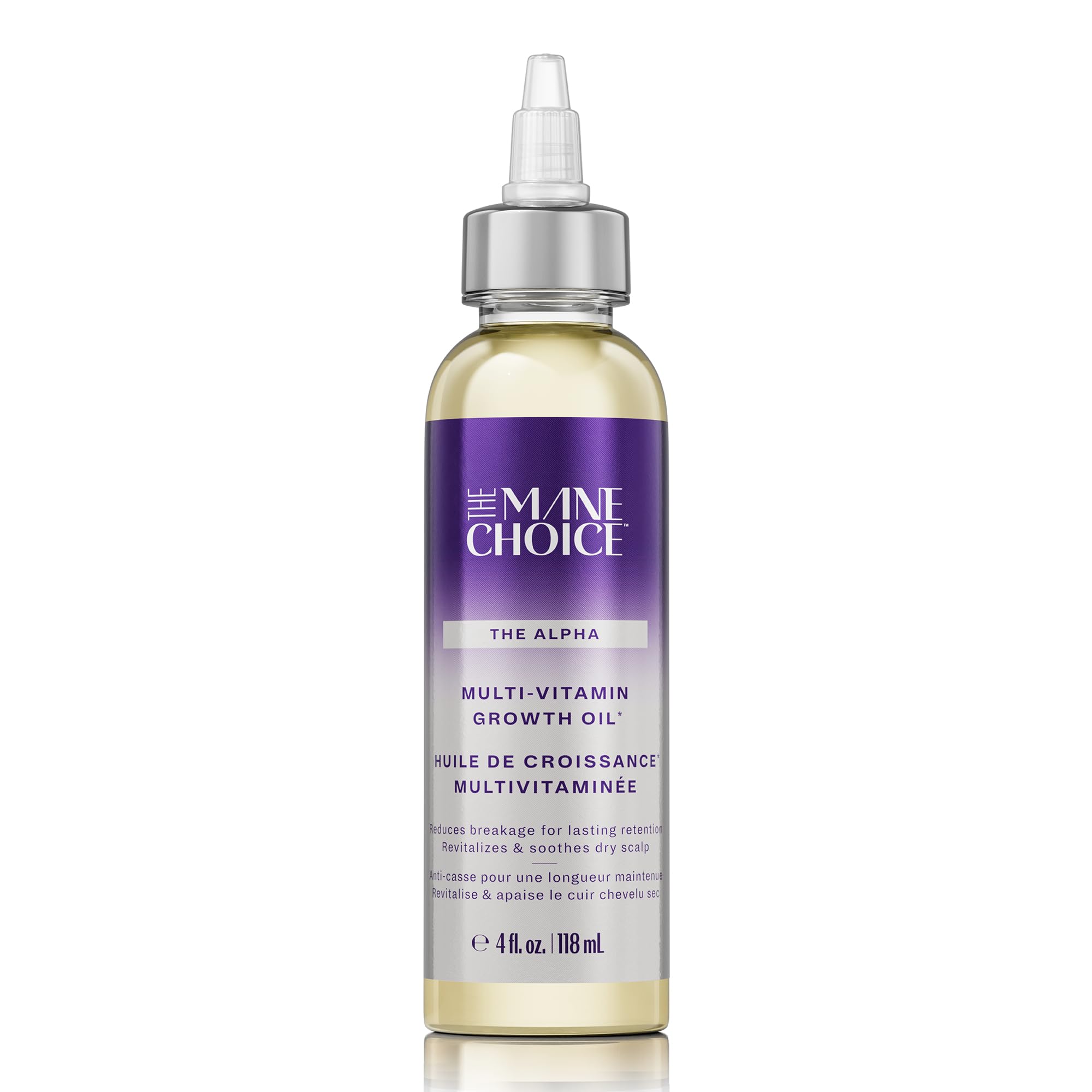The Mane Choice Alpha Multi-Vitamin Scalp Hair Growth Oil, 4 Fl Oz, 1 Pack, Nourishing Scalp Oil with Biotin, Vitamin C, Rosemar