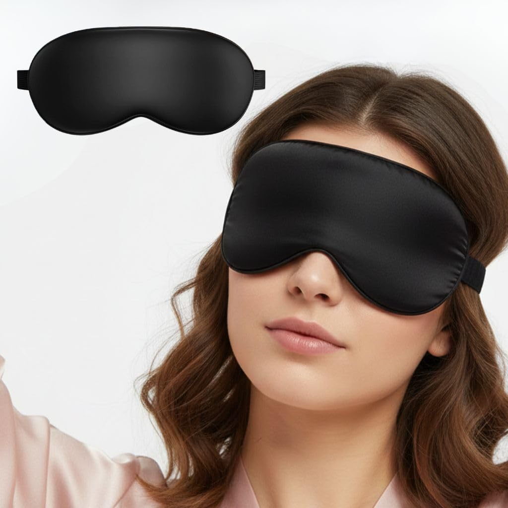 Dranz Cooling Eye Gel Mask For Dark Circles, Puffy Eyes & Migraine Relief, Reusable Cold Eye Mask For Dry Eyes, Redness & Stress