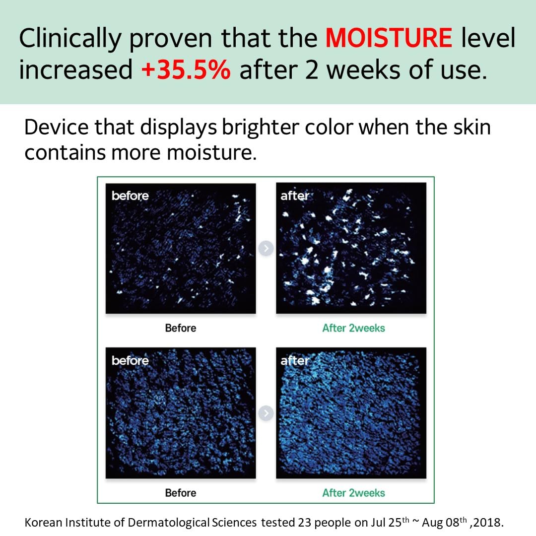 MAKE P:REM Safe Me. Relief Moisture Green Ampoule, Hydrating & Soothing Facial Serum for Sensitive Skin, Enhanced Skin Barrier C