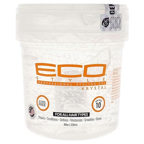Eco Style Professional Styling Gel Krystal, 8 Ounce