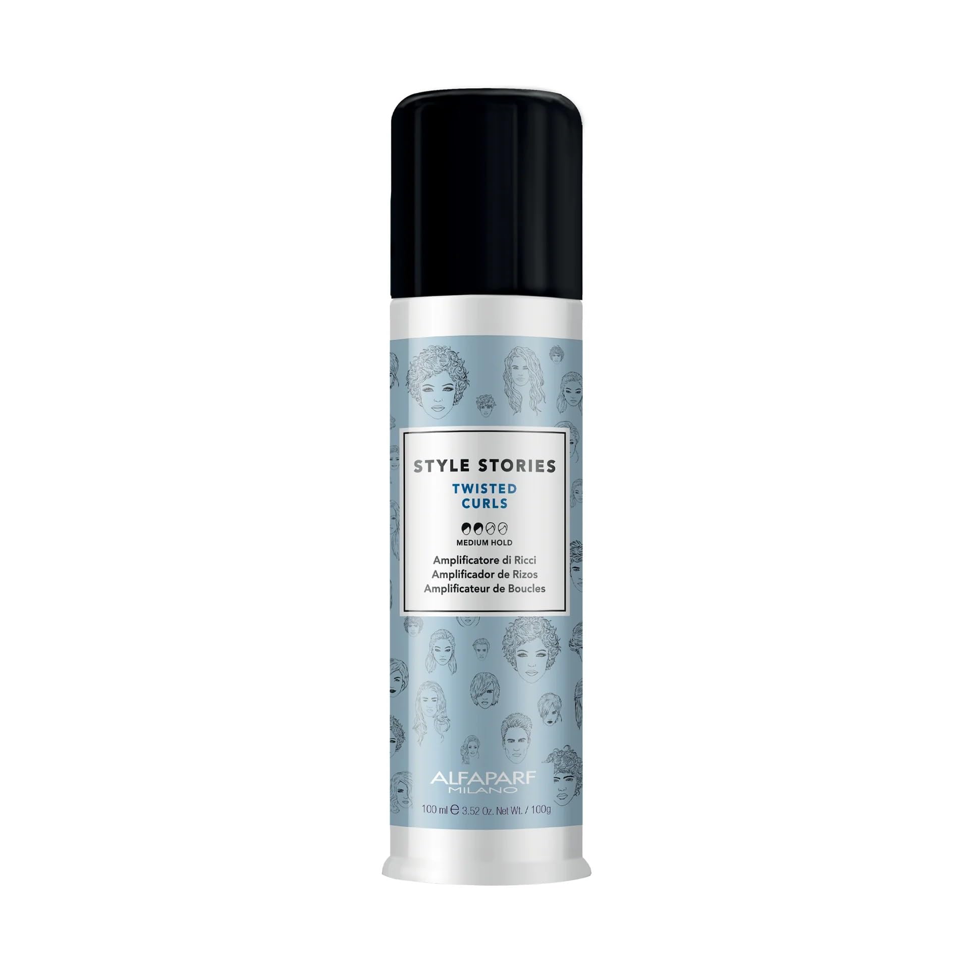 Alfaparf Milano Style Stories Twisted curls Hair Styling Product, Medium Hold curl cream - Professional Salon Quality - No Resid