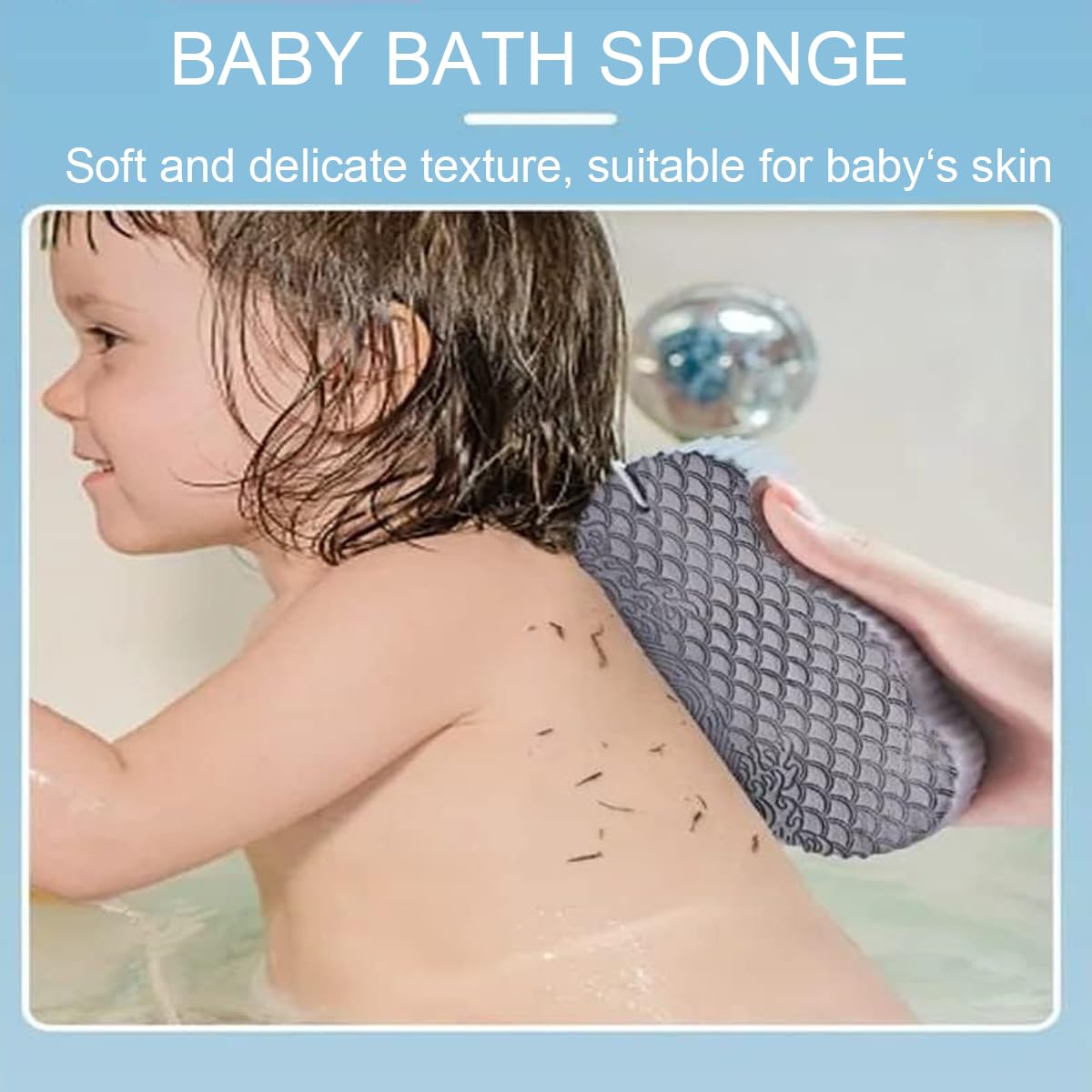 Wfwj 3Pcs Magic Exfoliating Bath Sponge,3D Super Soft Exfoliating Bath Sponge,Exfoliating Sponge Remover Dead Skin For Adults Ch