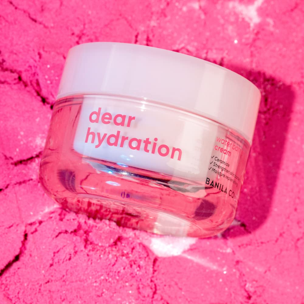Banila Co Dear Hydration Water Barrier Cream: Intense Hydration, Dermatologist Tested Formula, Pink Cactus Water, Skin Barrier S