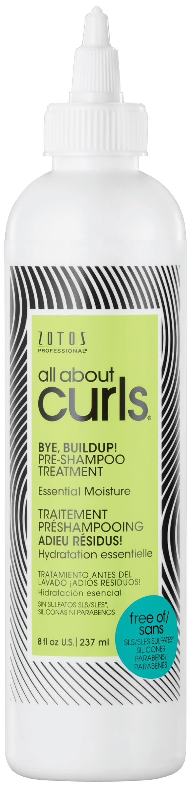 All About Curls Bye, Buildup! Pre Shampoo Treatment | Curly Hair Products | Essential Moisture | Gentle Cleansing | All Curly Ha