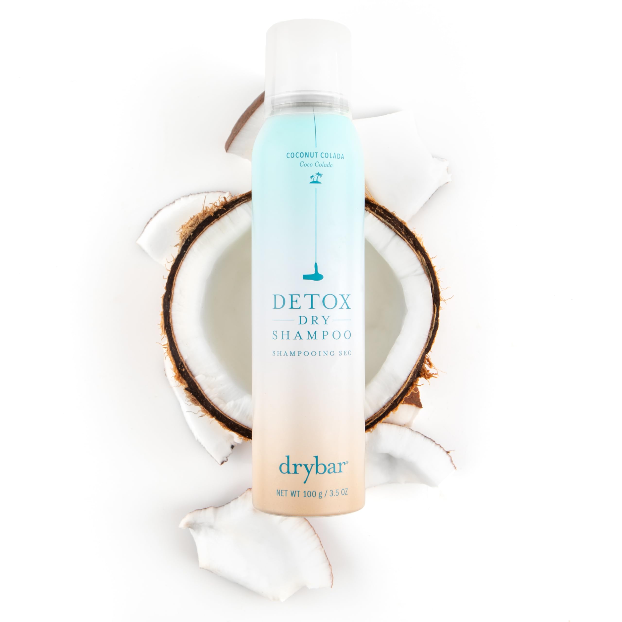Drybar Detox Dry Shampoo Coconut Colada Scent - Full Size | Absorbs Excess Oil, Leaves Hair Looking and Feeling Clean & Refreshe