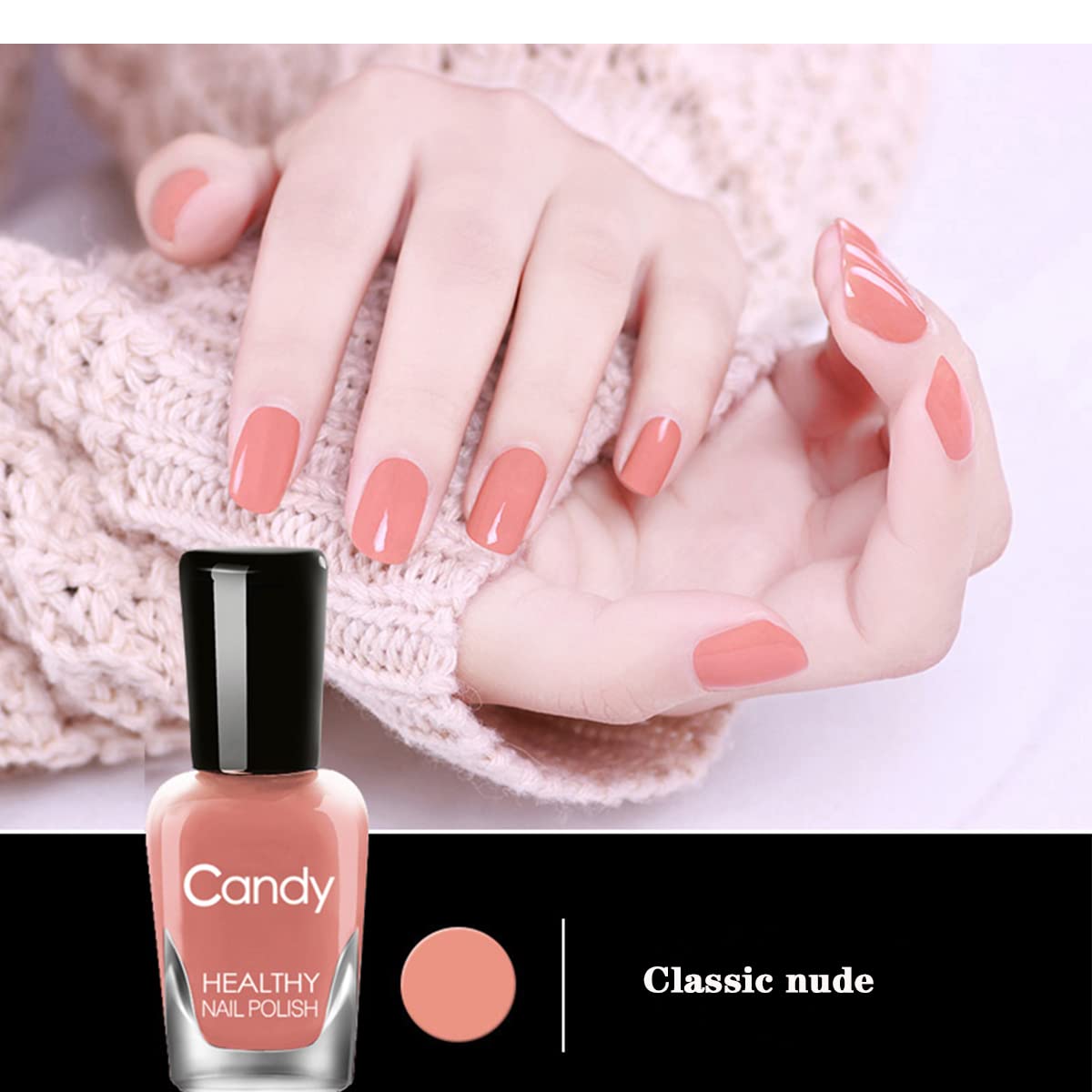 Tophany Non-Toxic Nail Polish Set, Easy Peel Off & Fast Dry, Eco-Friendly & Organic Water Based Nail Polish for Women & Teens