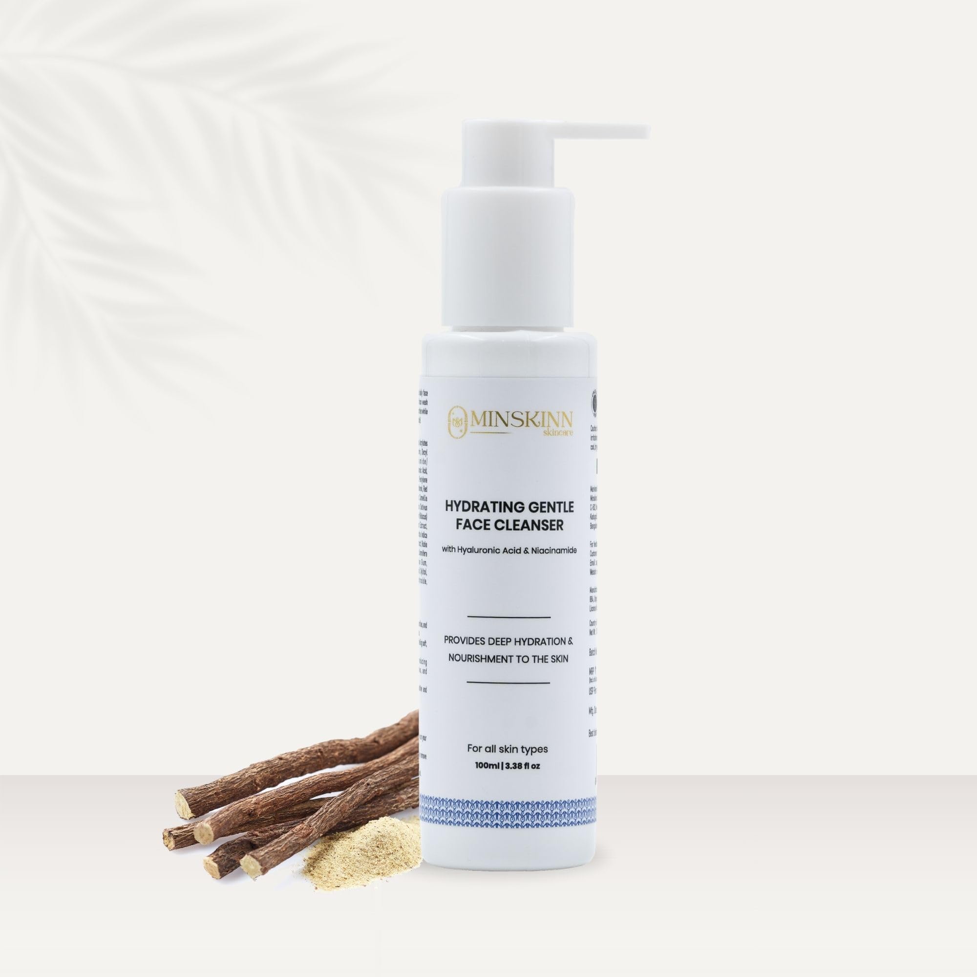 Minskinn Skincare Niacinamide Face Cleanser 100Ml  Gentle And Hydrating Face Wash With Hyaluronic Acid, Best For Oily, Dry And 