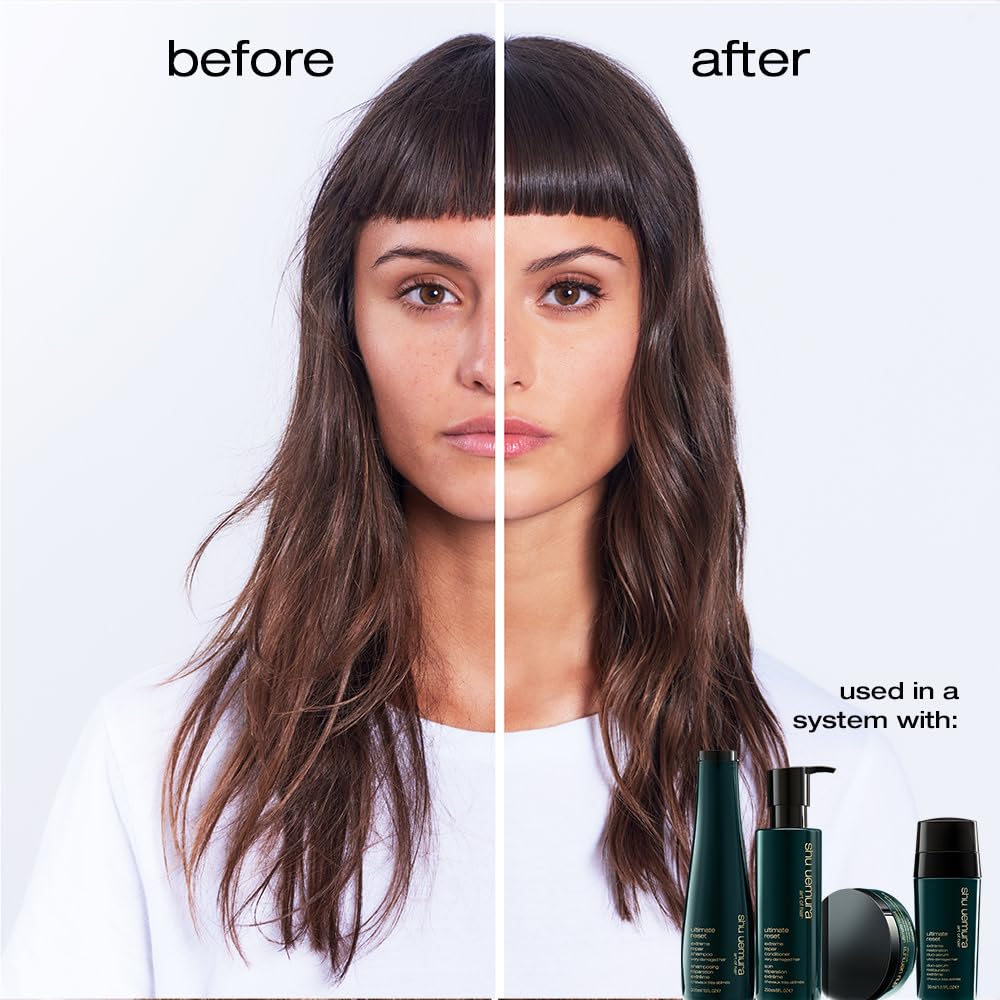 Shu Uemura Ultimate Reset Extreme Repair Hair Mask | Strengthens to Reduce Breakage and Split Ends | Deeply Conditions and Nouri