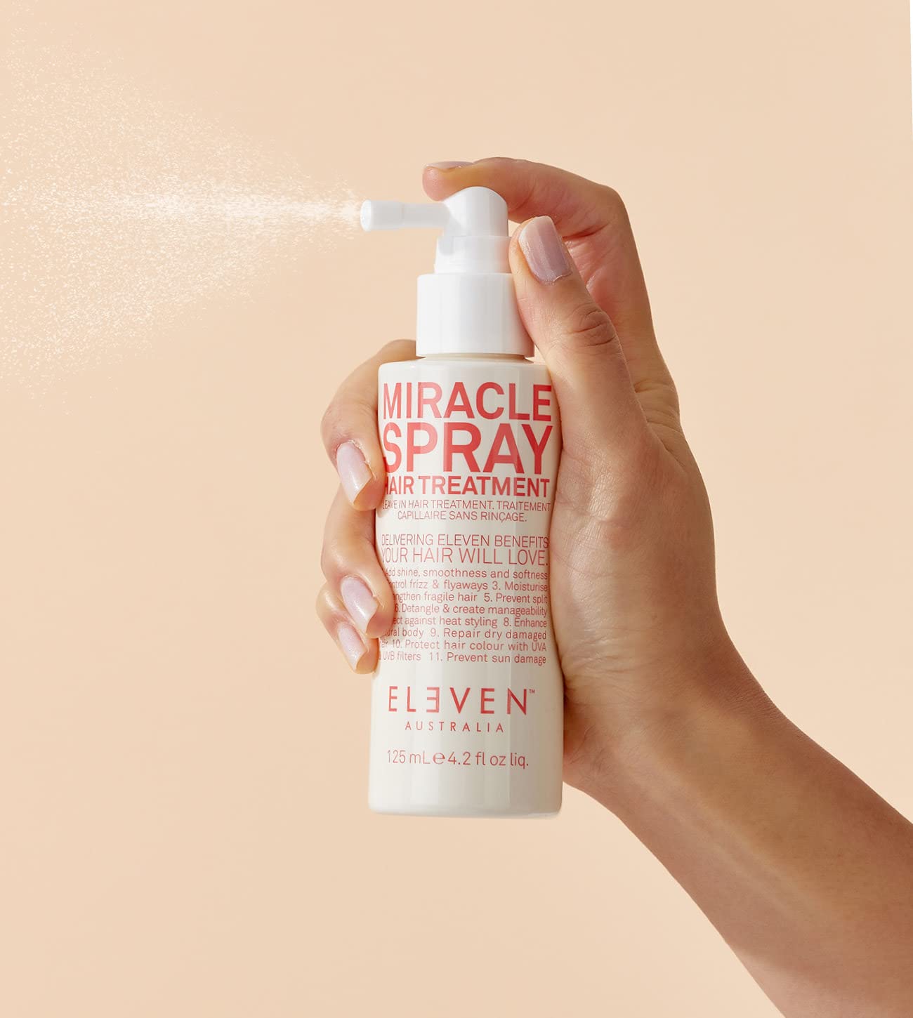 Eleven Australia Miracle Spray Hair Treatment Must Have For All Hair Types - 4.2 Fl Oz