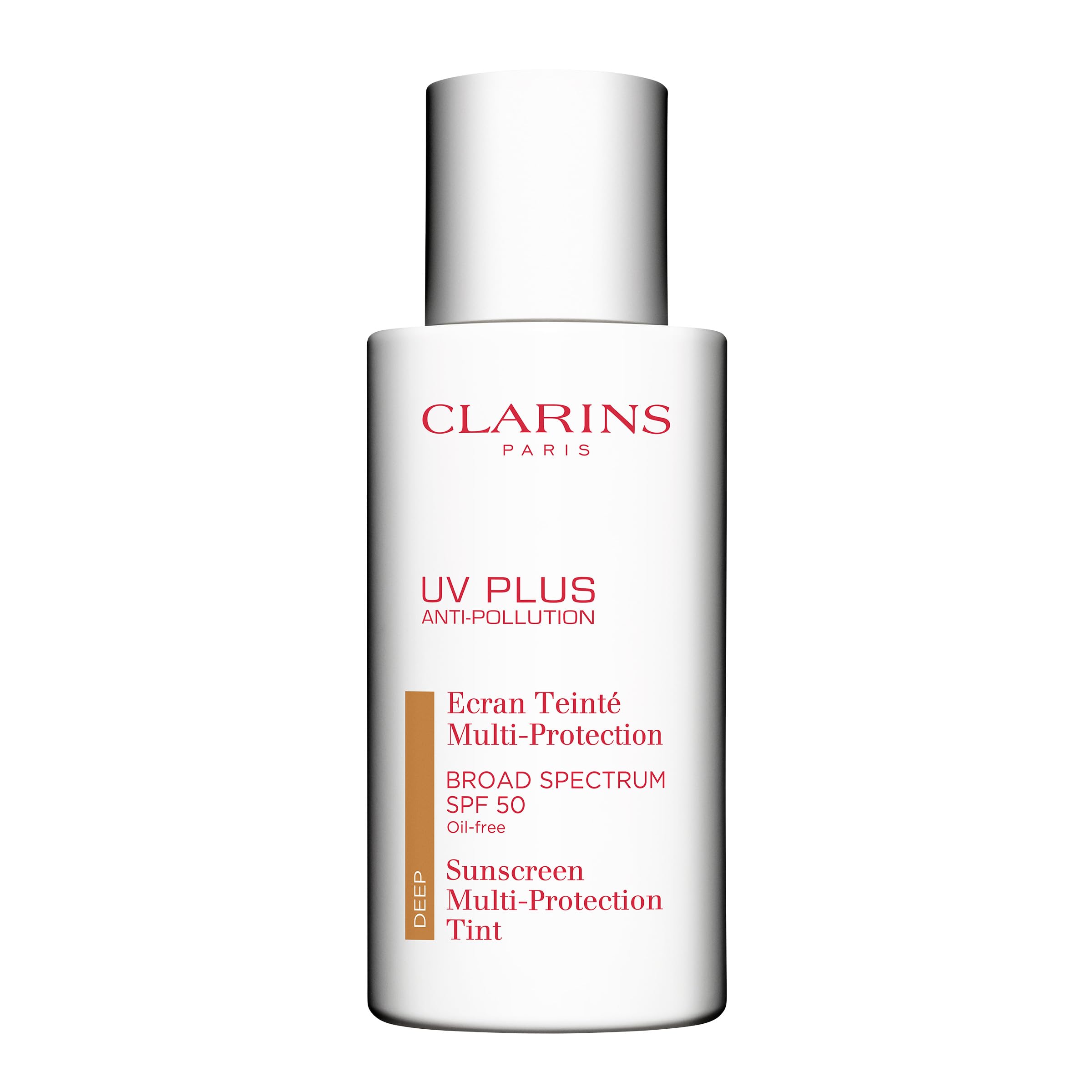 Clarins New Uv Plus Anti-Pollution, Broad Spectrum Spf 50 Tinted Face Sunscreen | Sheer Finish | Lightweight And Oil-Free | Trip