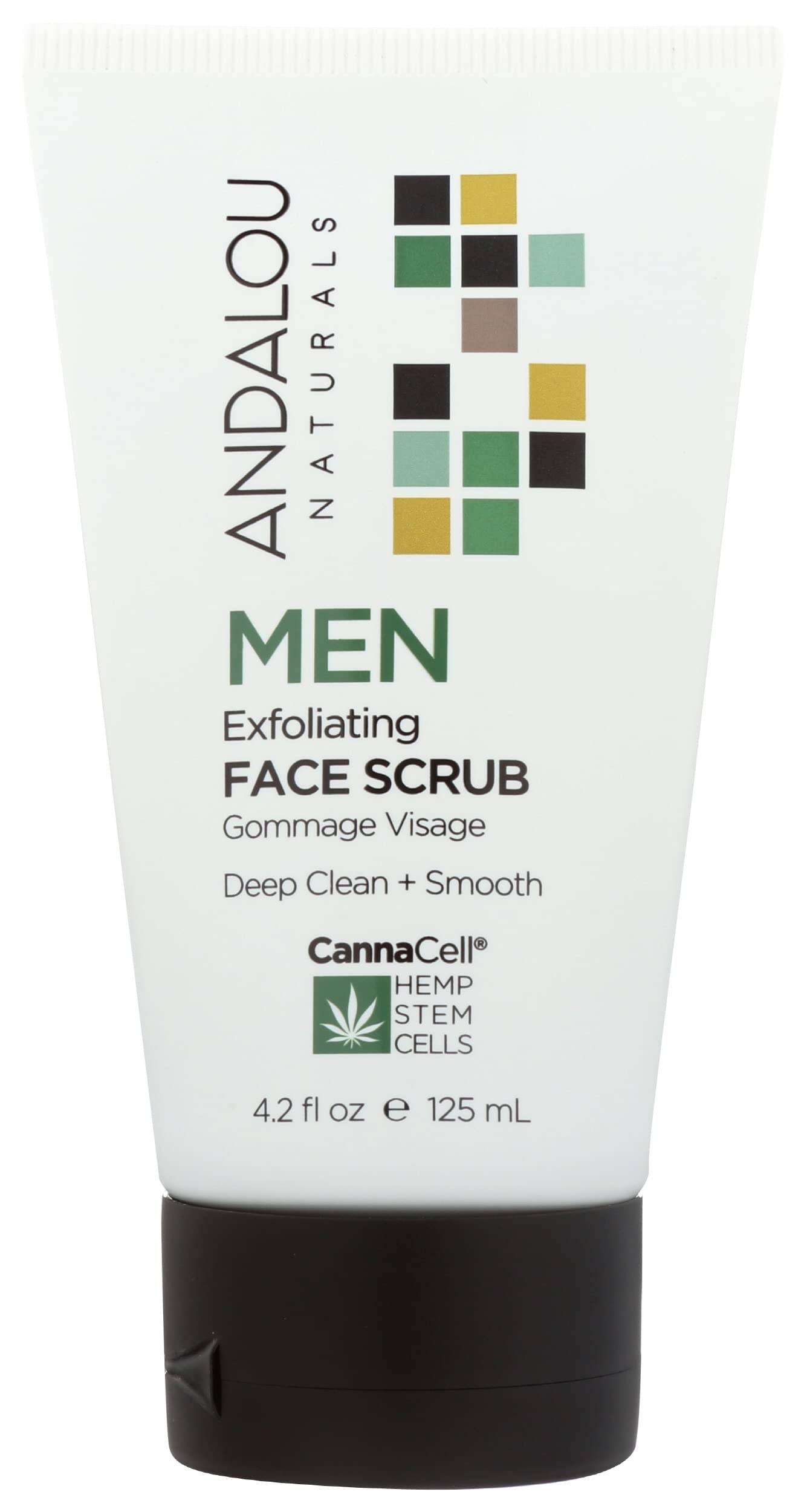 Andalou Naturals Men Exfoliating Face Scrub, 4.2 Ounces