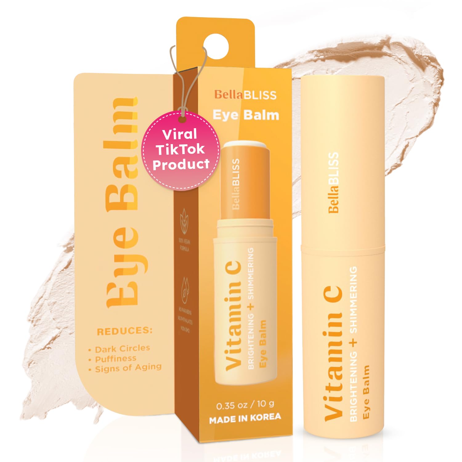 Vitamin C Radiant Under Eye Balm Dermatologist Tested For Dark Under Eyes