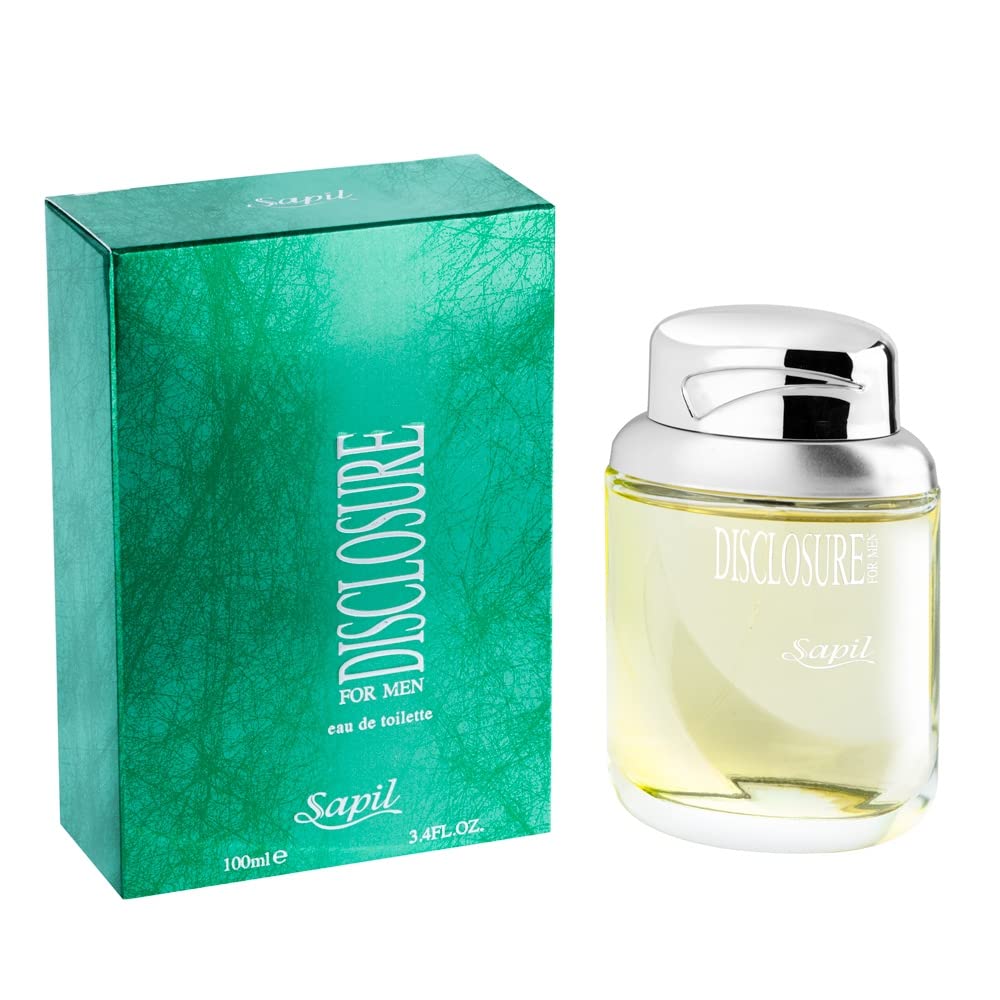 Sapil Perfumes Disclosure For Men    Long-Lasting, Enticing Scent For Every Day From Dubai Woody Spicy Scent Edt Spray Fragrance