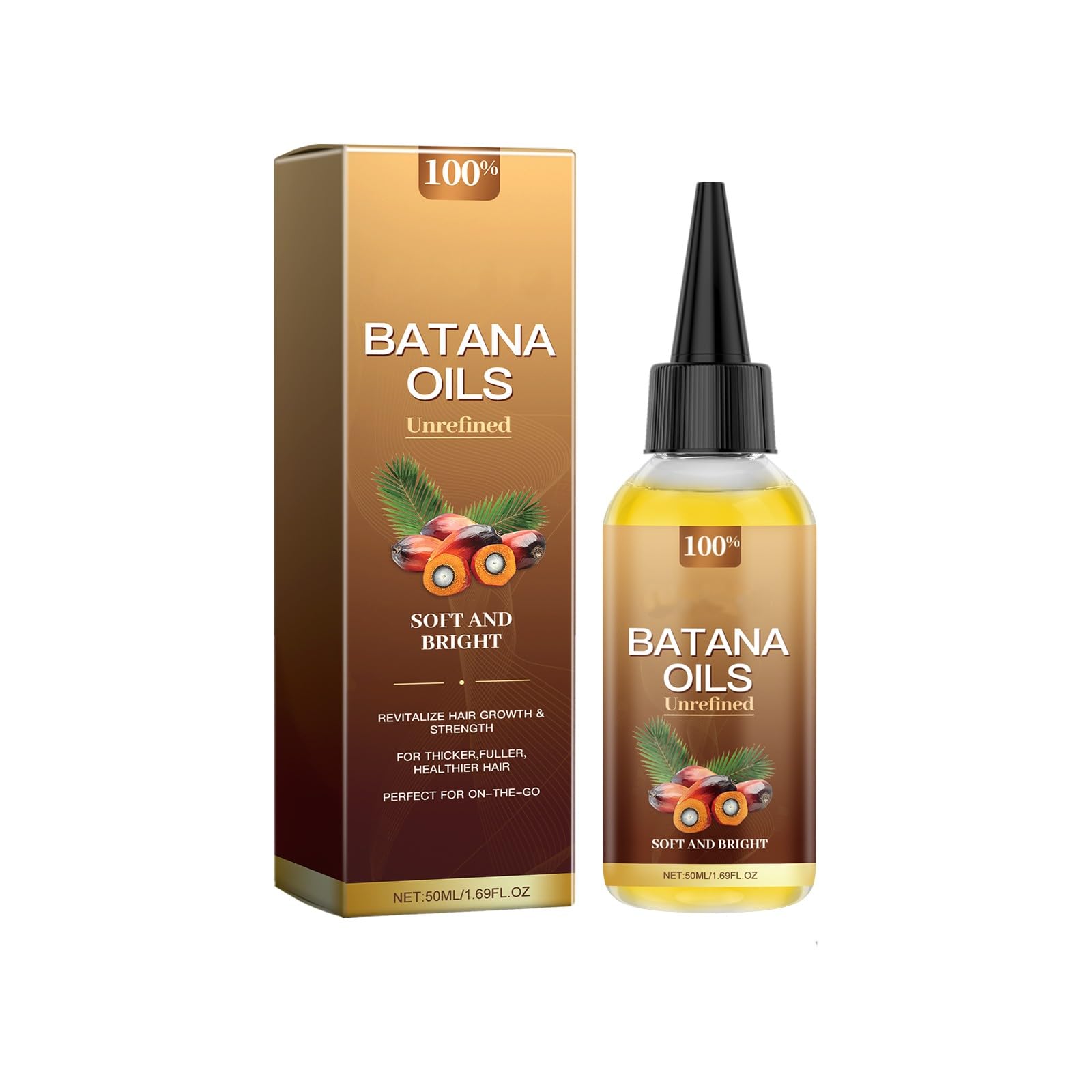 Herbs Wealth Batana Soft Light Essential Hair Oil, Nourishing Hair & Scalp Treatment, Lightweight Moisturizing Formula for Soft