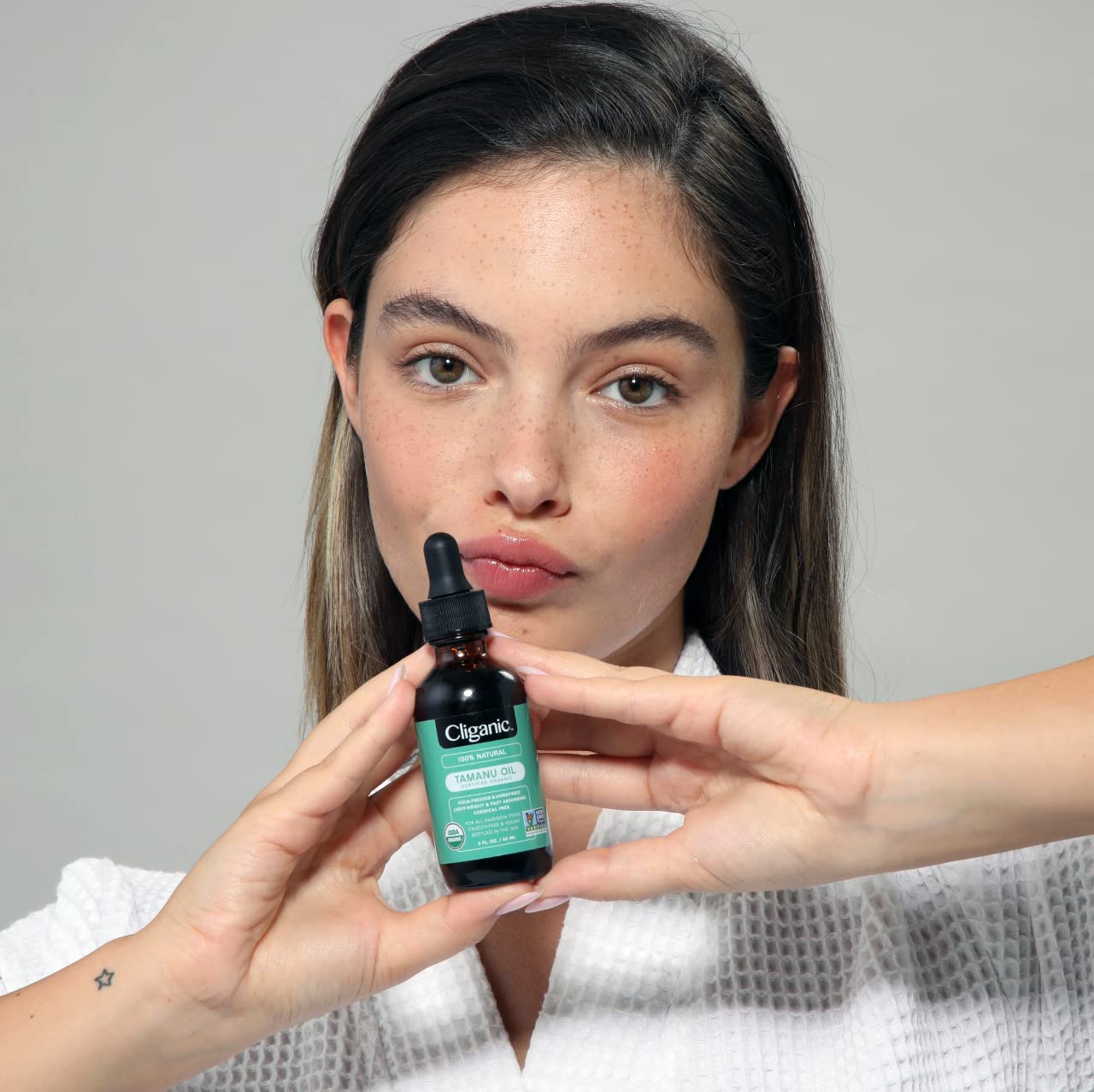 Cliganic Usda Organic Tamanu Oil, 100% Pure - For Face, Hair & Skin  Natural Cold Pressed Unrefined Hexane-Free