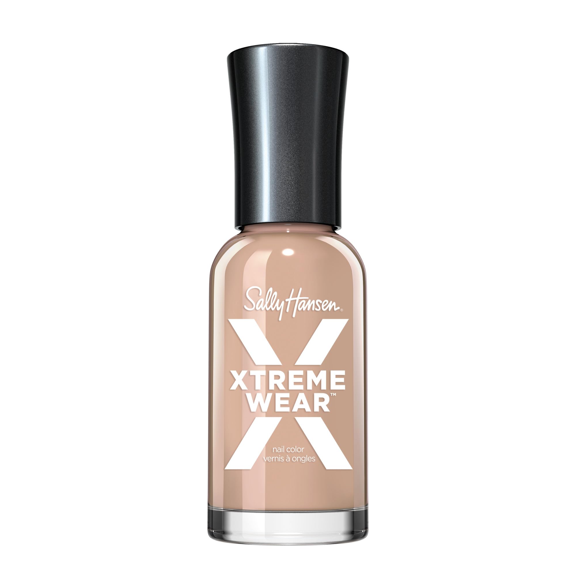 Sally Hansen Xtreme Wear Nail Polish, Streak-Free, Shiny Finish, Long-Lasting Nail color, Bare it All, 012 fl oz
