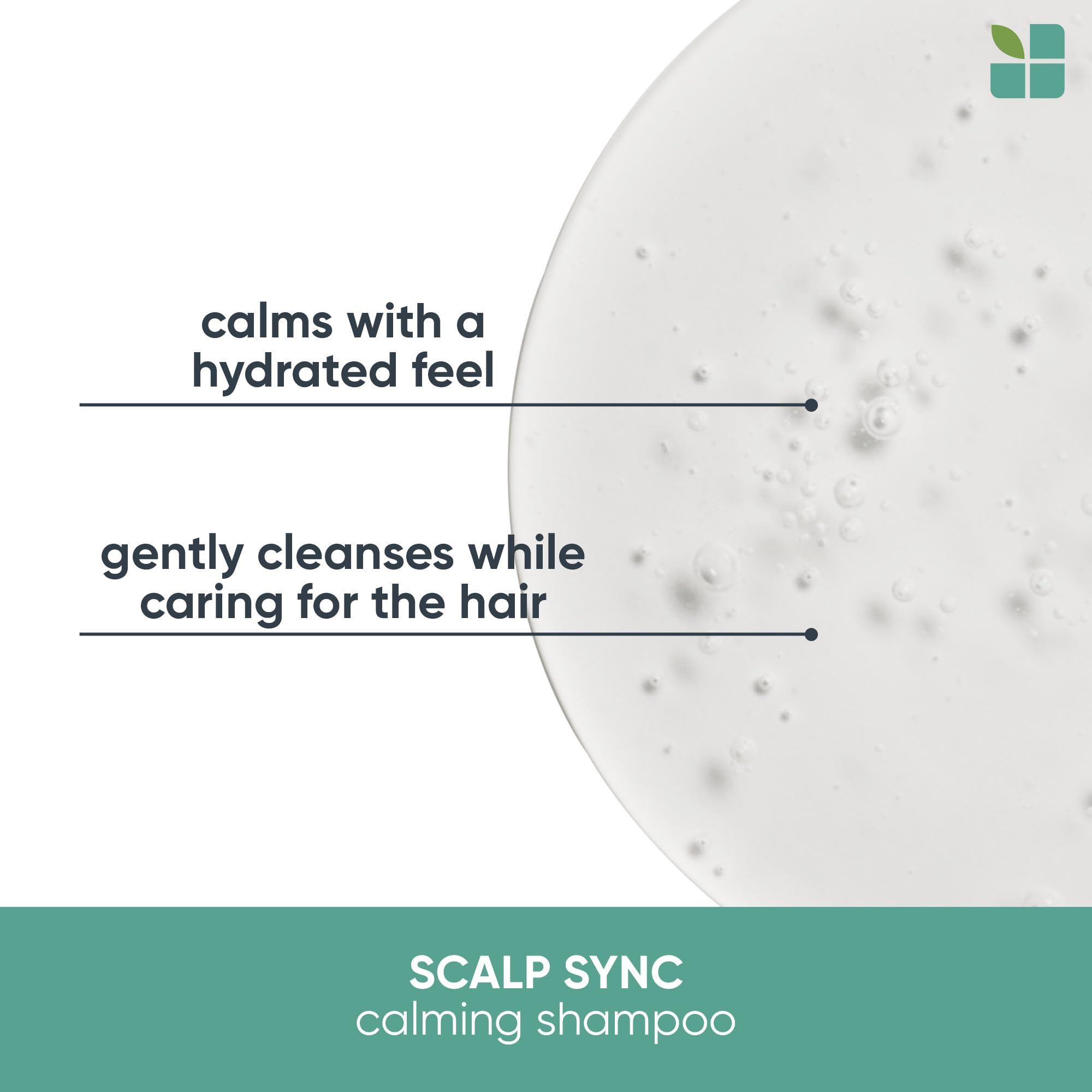 Biolage Scalp Sync Calming Shampoo | Calms & Hydrates Dry or Irritated Scalp | Paraben & Silicone Free | For Sensitivity Control