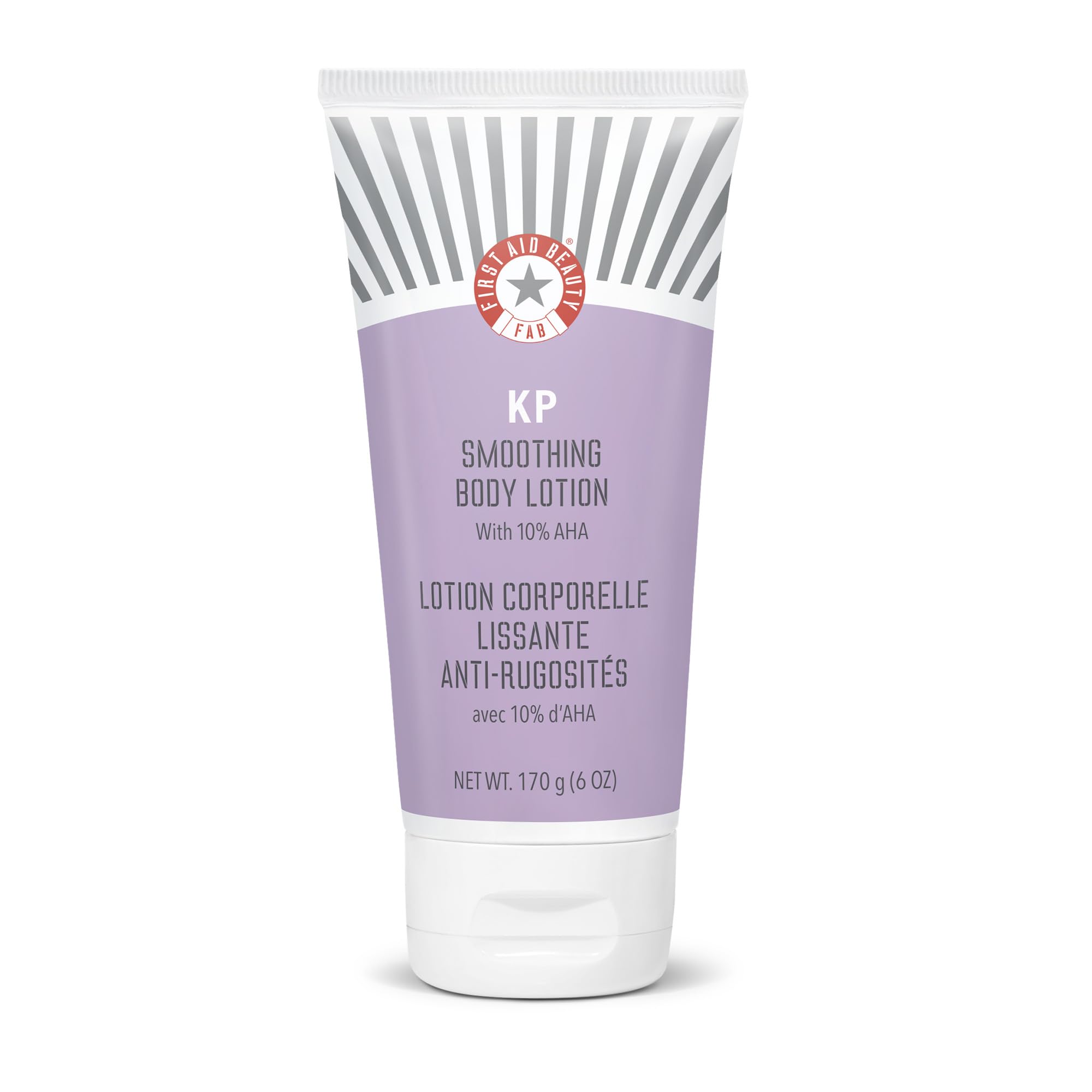 First Aid Beauty - KP Smoothing Body Lotion with 10% AHA, Chemically Exfoliates & Moisturizes with Urea, Colloidal Oatmeal & Cer