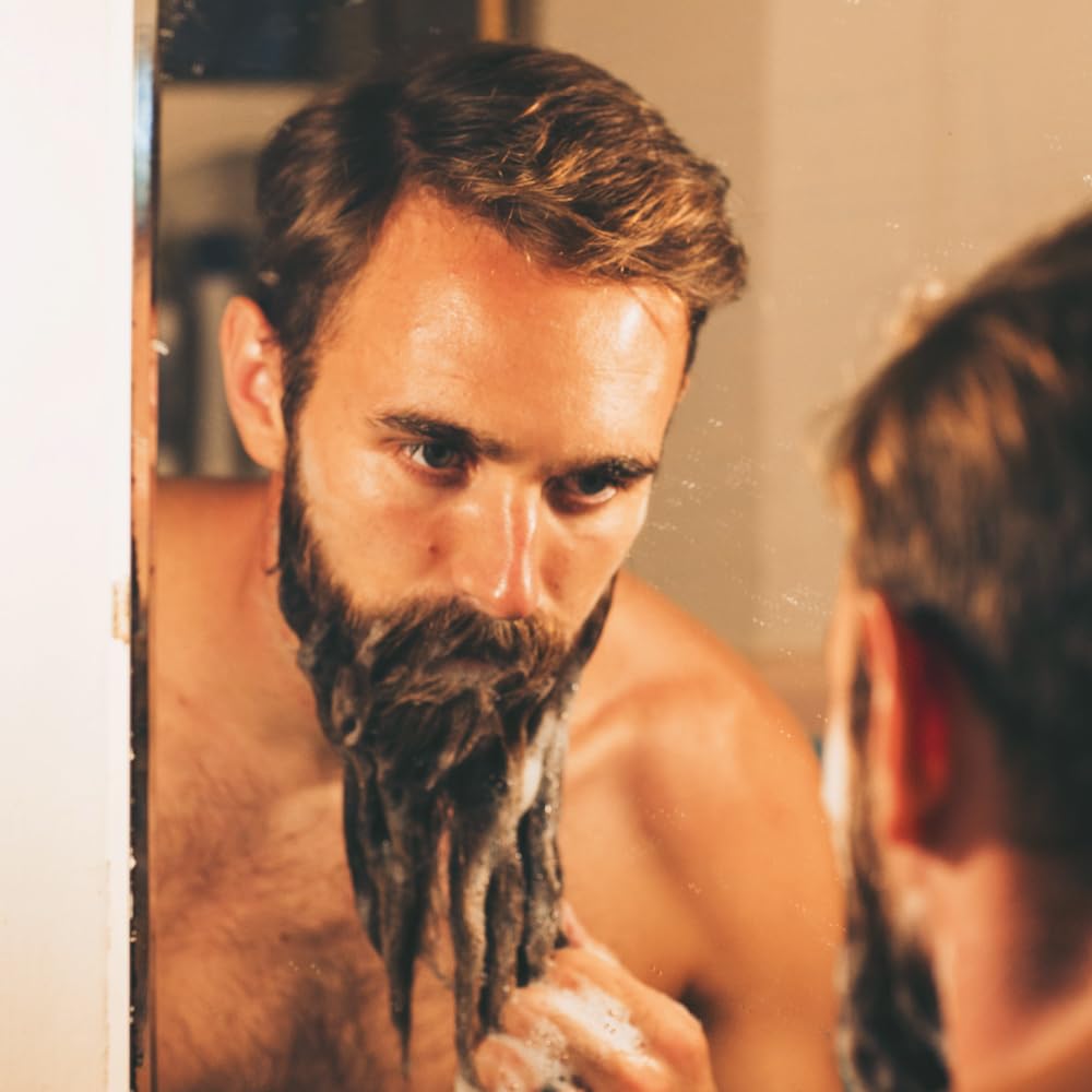 Zeus Italian Cypress Beard Shampoo Wash With Essential Oils For Men (4 Oz) Made In Usa