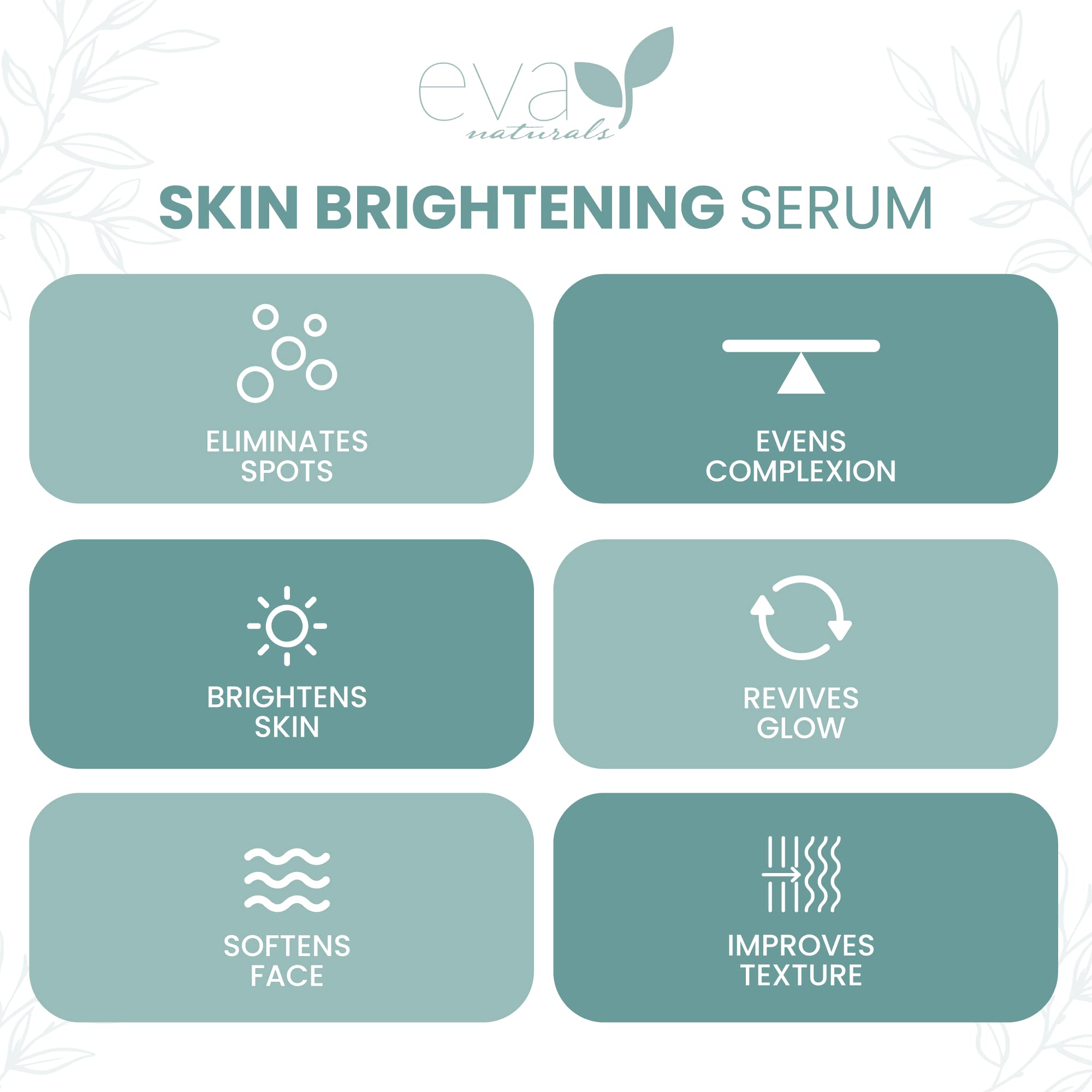 Licorice Extract Skin Brightening Serum By Eva Naturals - Face Serum For An Even Complexion - With Peptides, Coq10 And Vitamin E