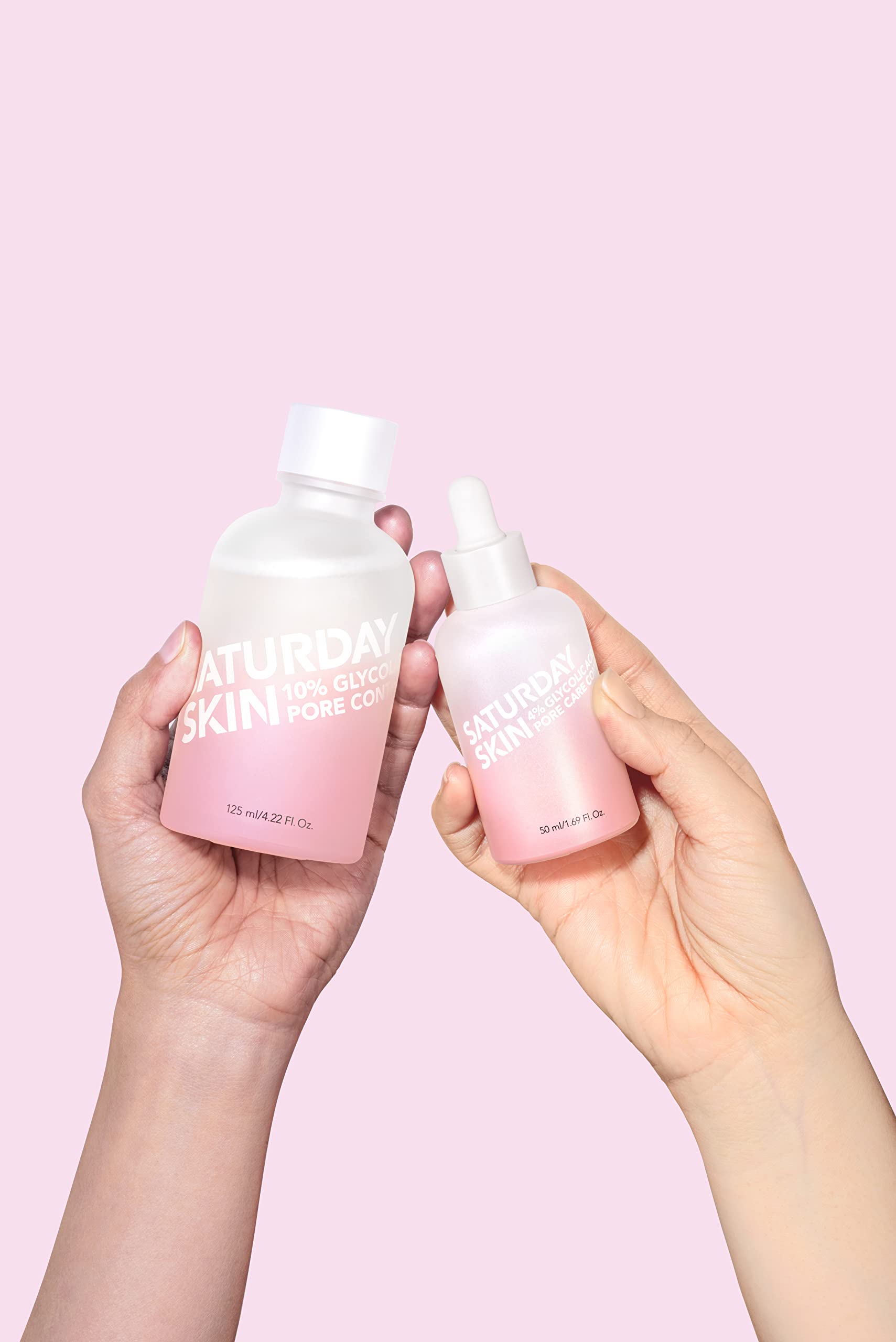 Saturday Skin Pore Serum Active Treatment for Face 4% Glycolic Acid Pore Care Complex Help Refine Skins Texture Reduce Pores Seb